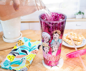 The Golden Girls Confetti Carnival Cup With Lid and Straw | Hold 32 Ounces