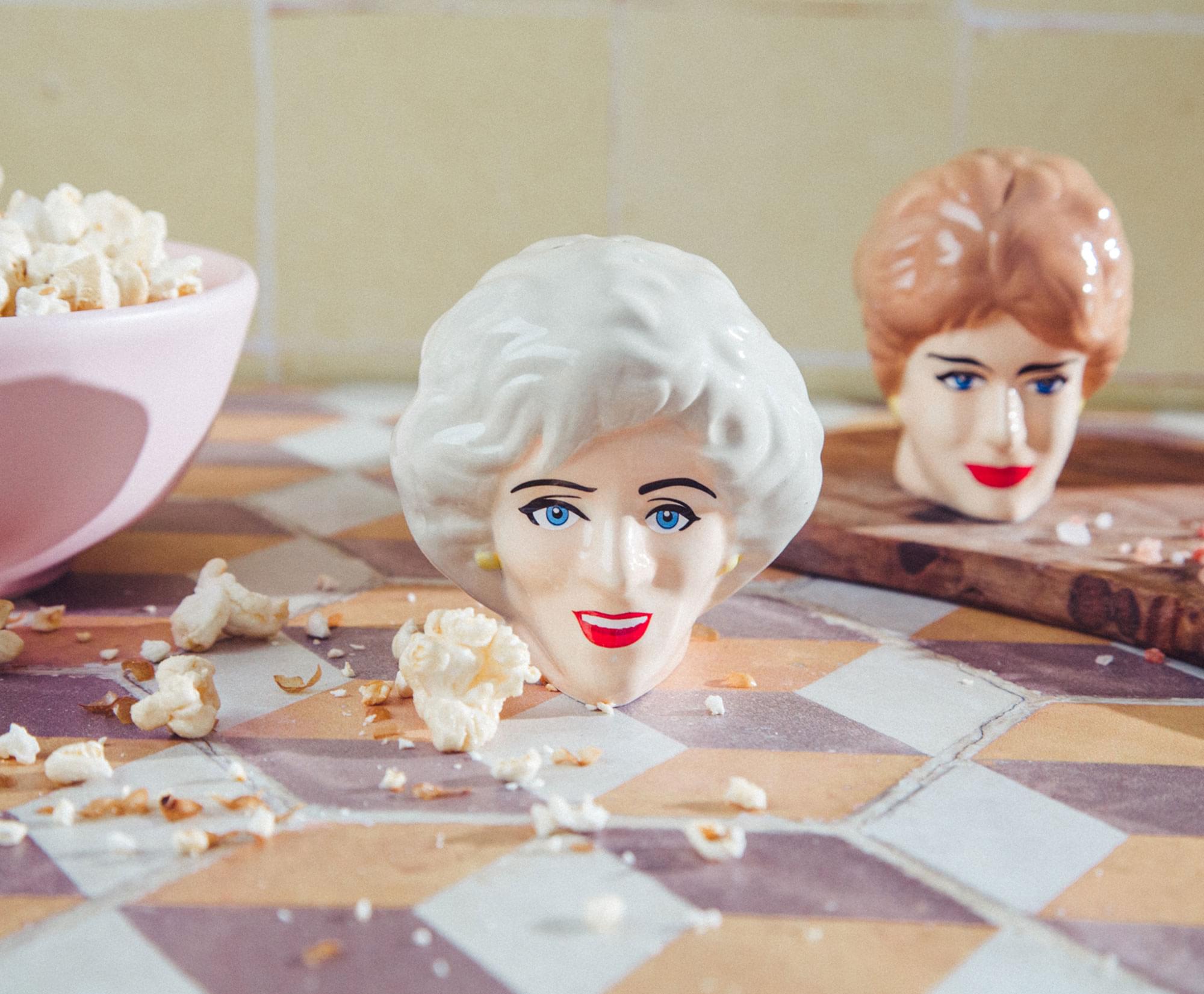 The Golden Girls Rose and Blanche Ceramic Salt and Pepper Shakers | Set of 2