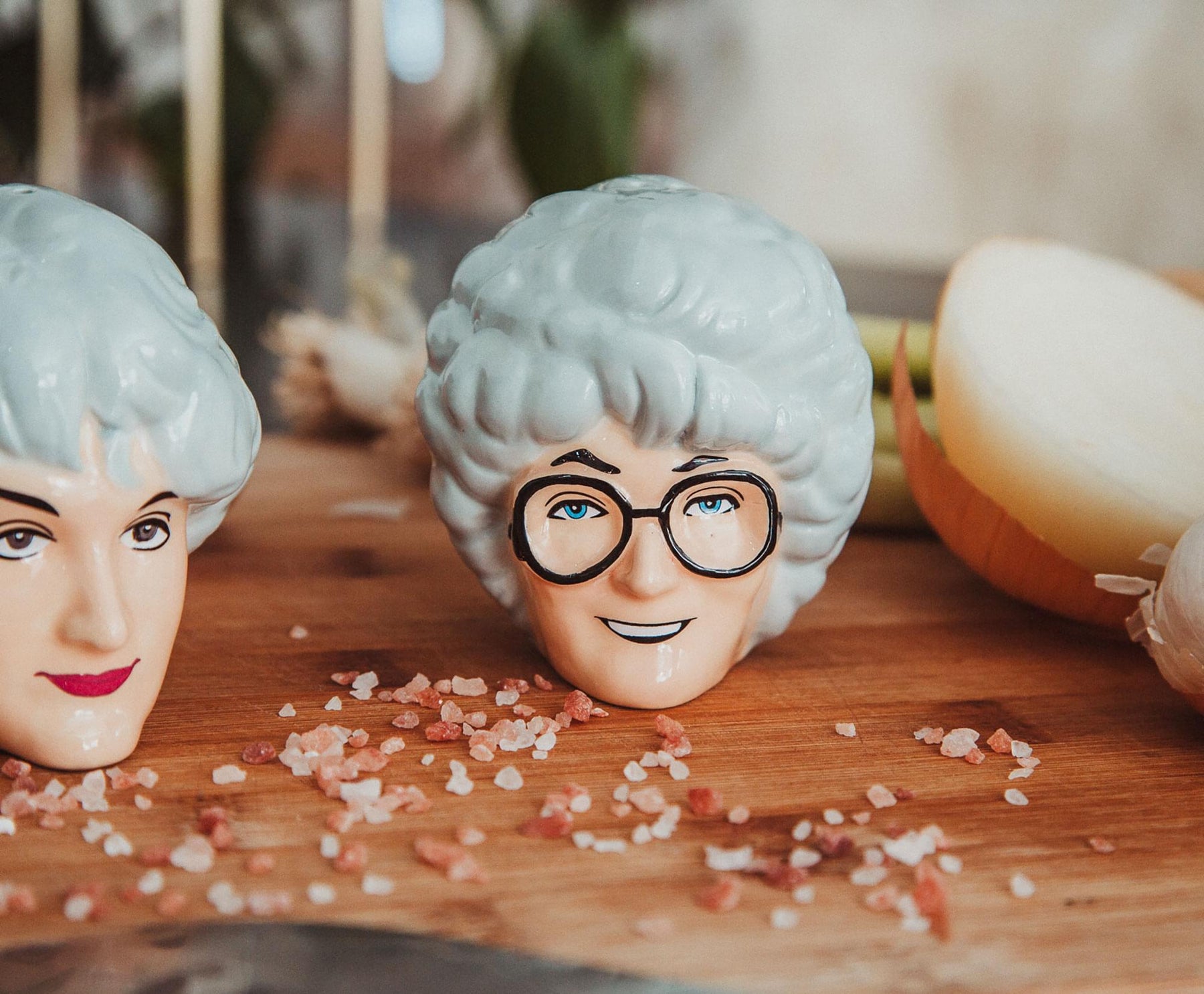 The Golden Girls Sophia and Dorothy Ceramic Salt and Pepper Shakers | Set of 2