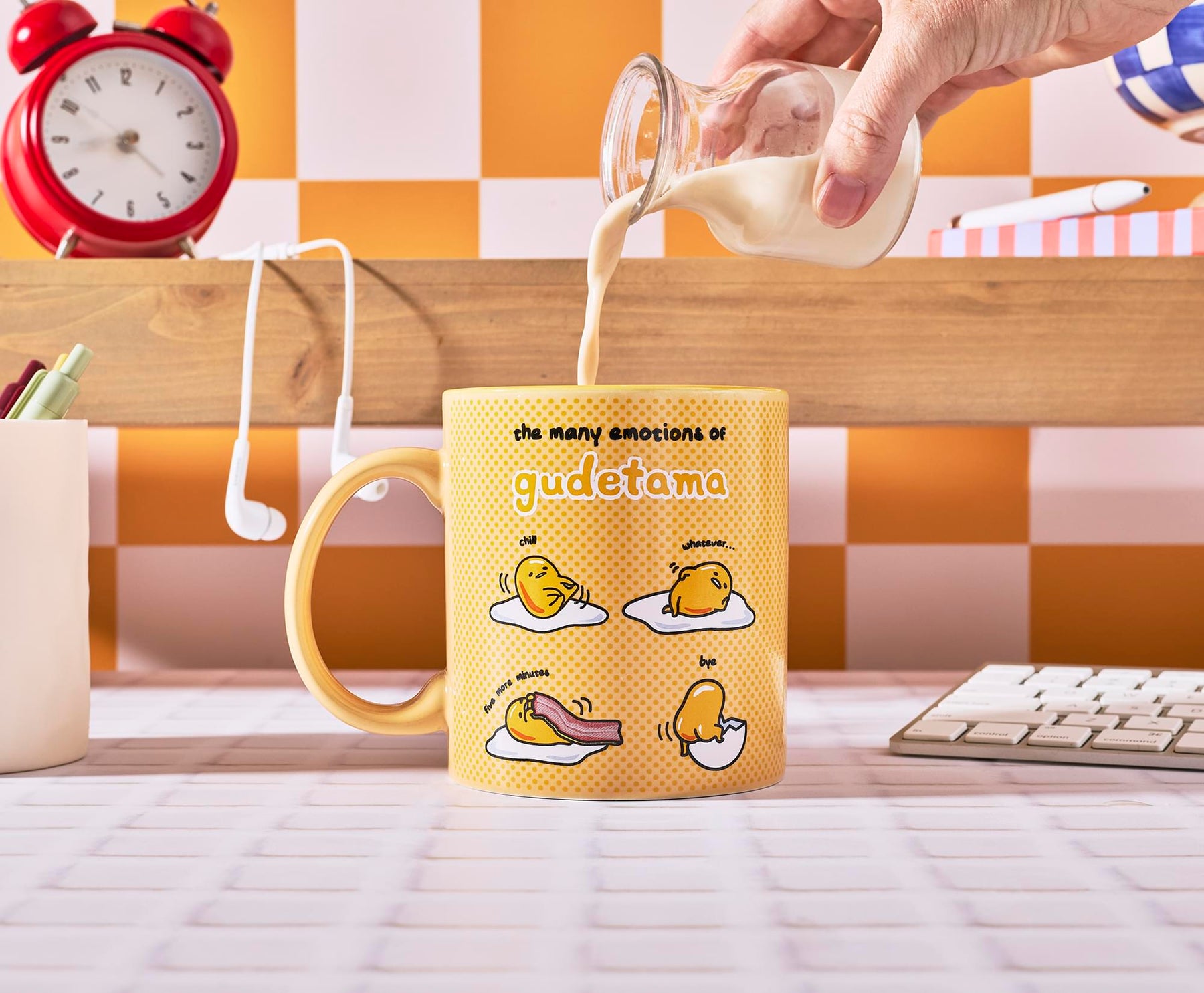 Sanrio Gudetama "Many Emotions" Ceramic Mug | Holds 20 Ounces