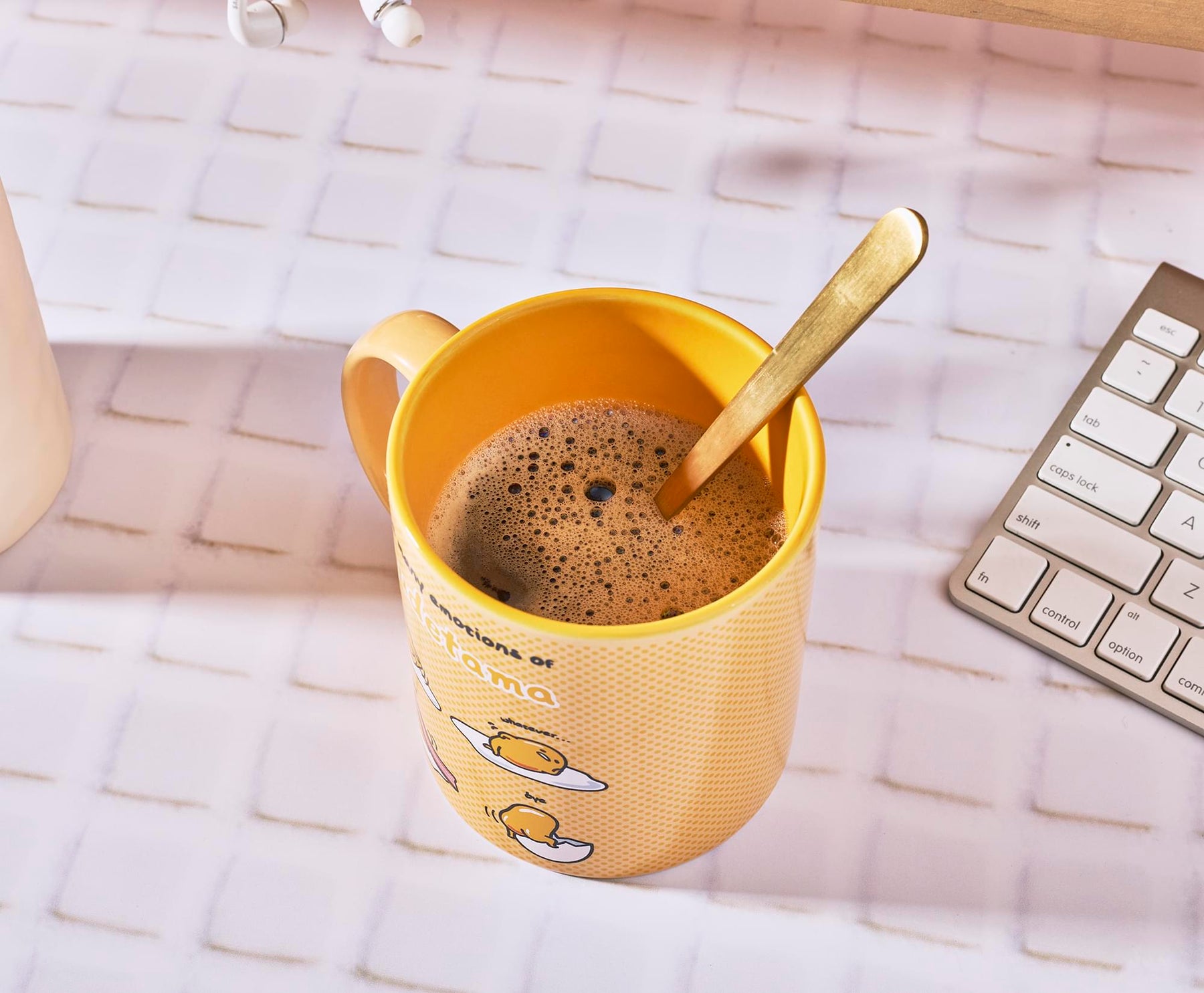 Sanrio Gudetama "Many Emotions" Ceramic Mug | Holds 20 Ounces