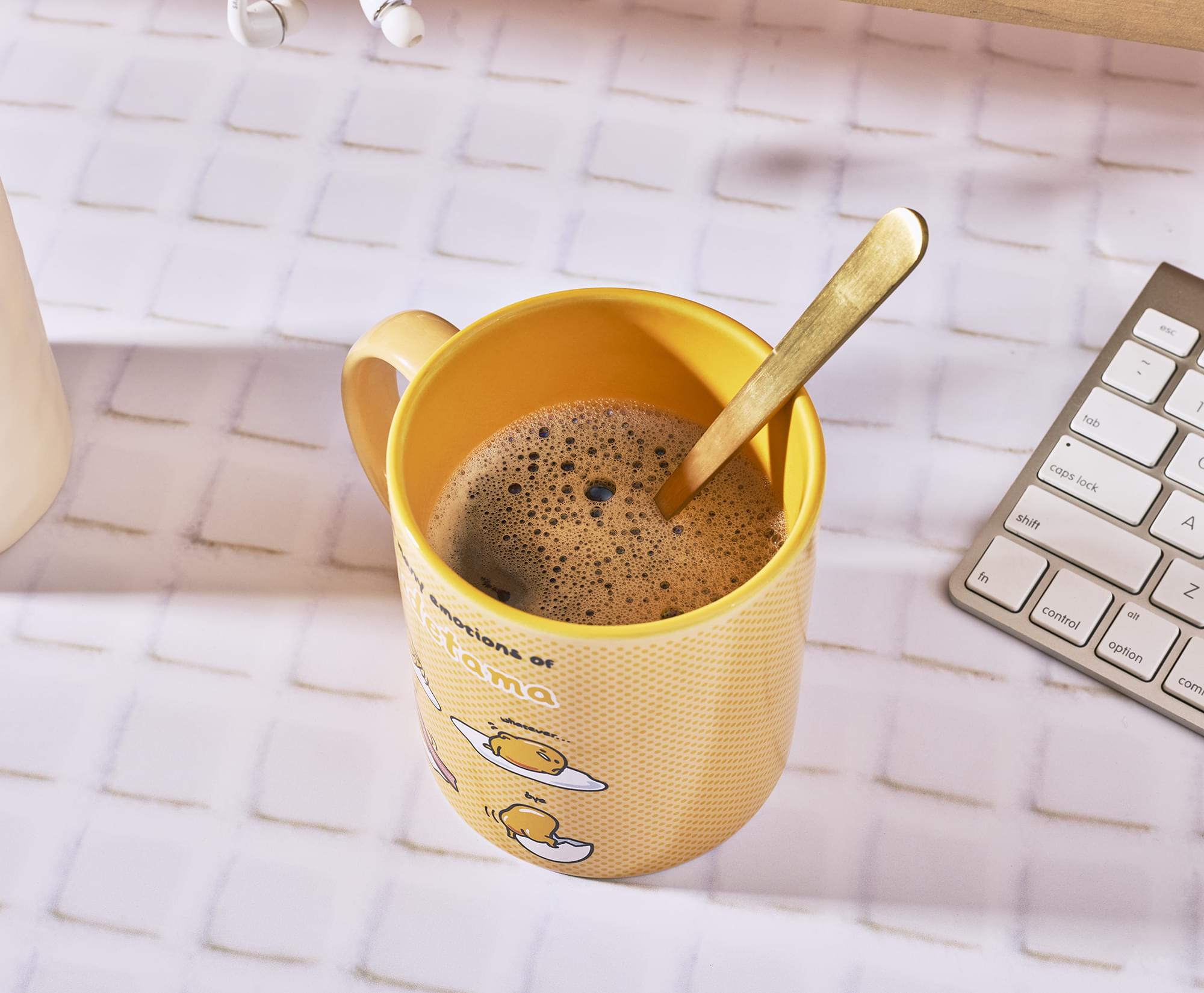 Sanrio Gudetama "Many Emotions" Ceramic Mug | Holds 20 Ounces