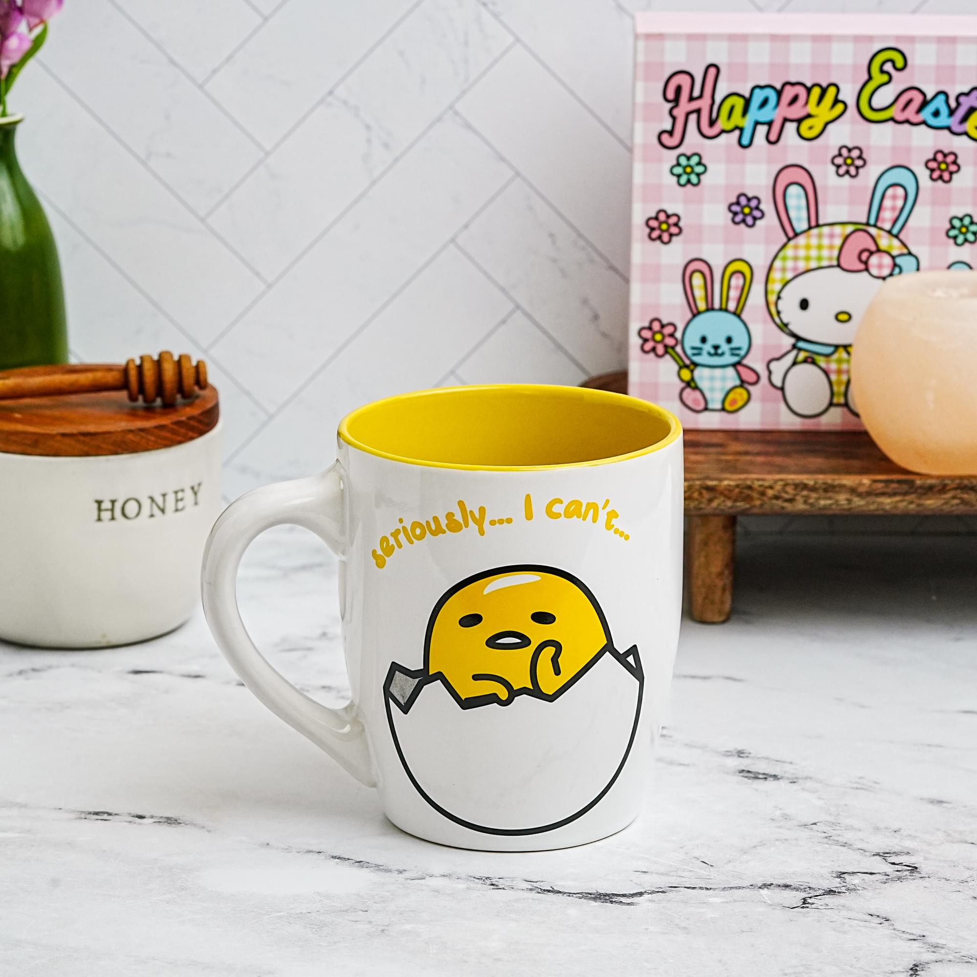 Sanrio Gudetama "Seriously I Can't" 25oz Ceramic Mug