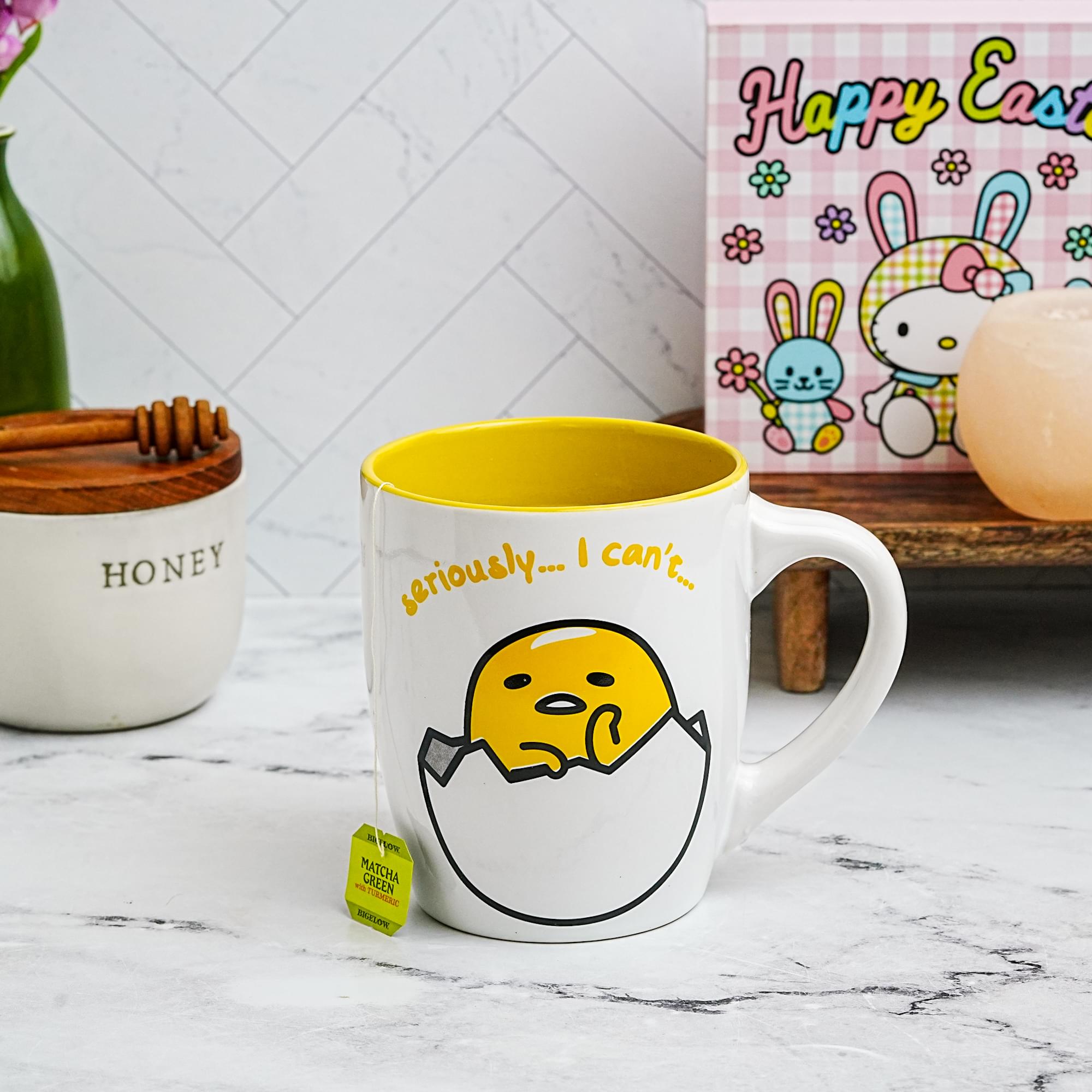 Sanrio Gudetama "Seriously I Can't" 25oz Ceramic Mug