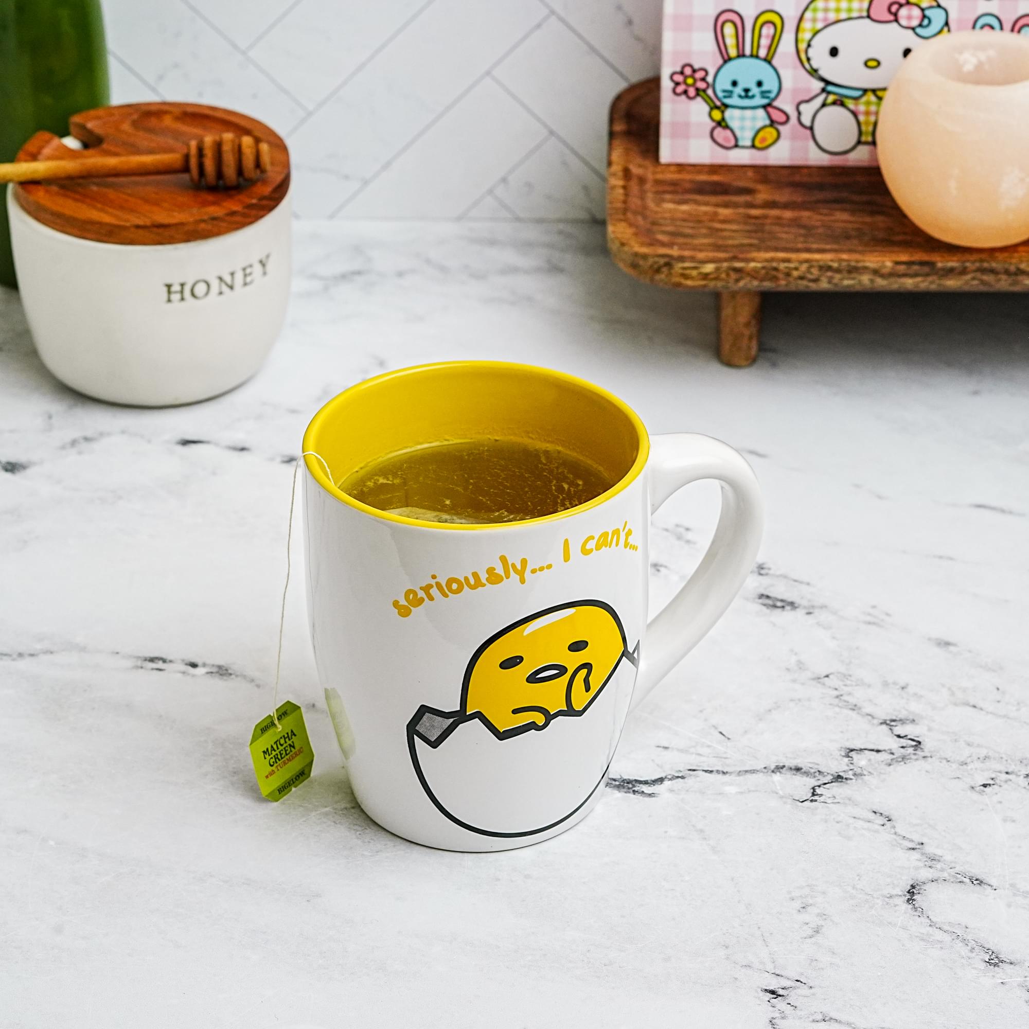 Sanrio Gudetama "Seriously I Can't" 25oz Ceramic Mug