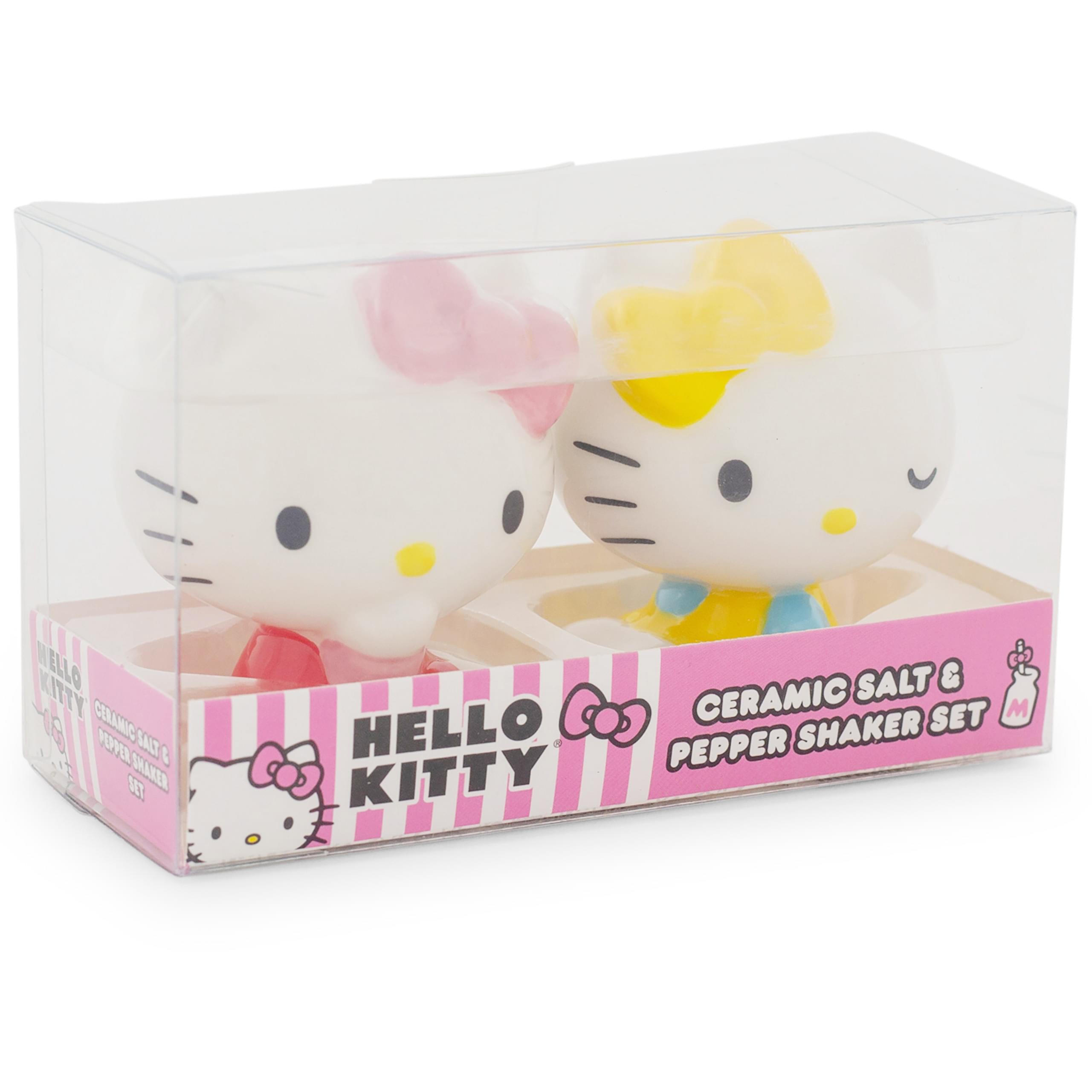 Sanrio Hello Kitty and Mimmy Ceramic Salt and Pepper Shaker Set