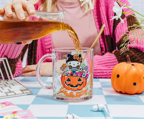 Sanrio Hello Kitty Halloween Glass Mug | Holds 18 Ounces