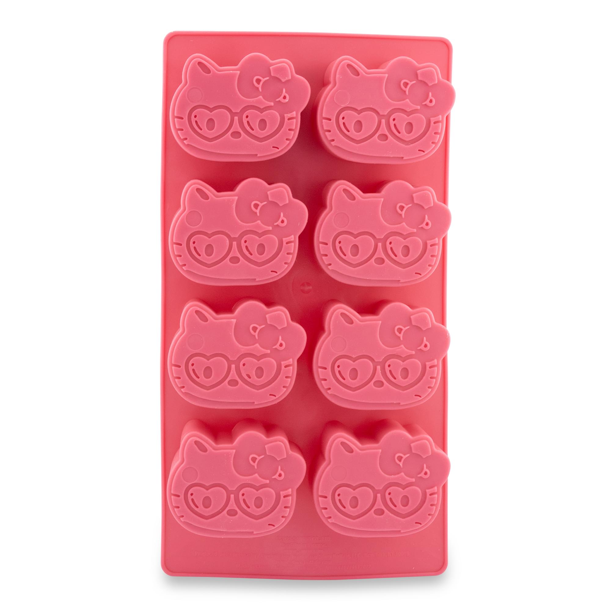 Sanrio Hello Kitty Hearts Silicone Ice Cube Tray | Makes 8 Cubes