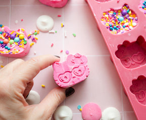 Sanrio Hello Kitty Hearts Silicone Ice Cube Tray | Makes 8 Cubes