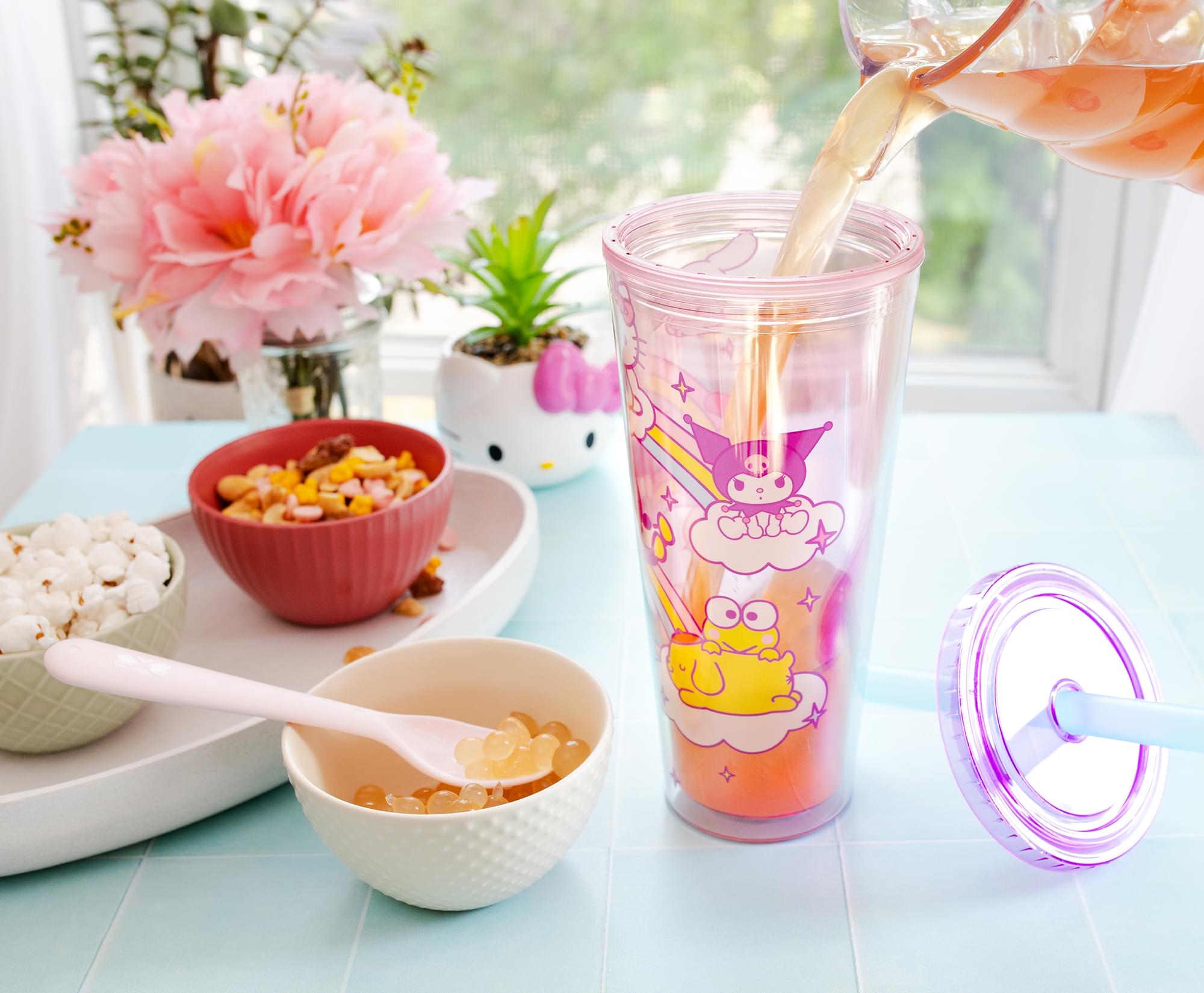 Sanrio Hello Kitty and Friends Carnival Cup With Lid and Straw | Holds 24 Ounces