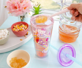 Sanrio Hello Kitty and Friends Carnival Cup With Lid and Straw | Holds 24 Ounces