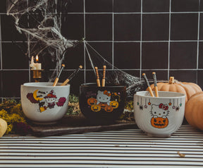 Sanrio Hello Kitty Pumpkins 20-Ounce Ramen Bowl and Chopstick Set