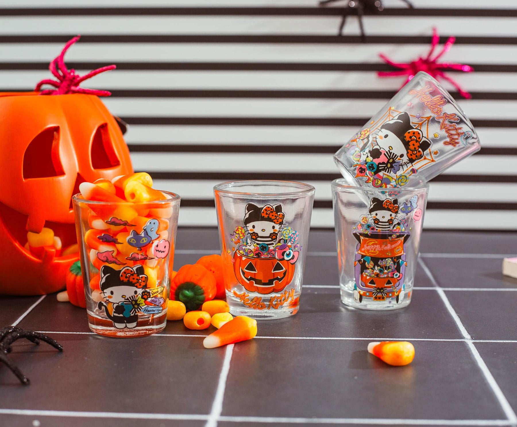 Sanrio Hello Kitty Halloween 2-Ounce Mini Shot Glasses | Set of 4
