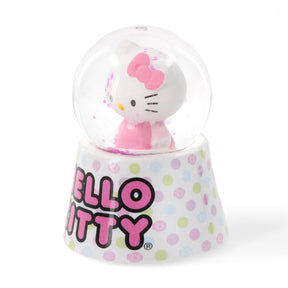 Sanrio Hello Kitty Polka Dots Mini Light-Up Snow Globe | 3 Inches Tall