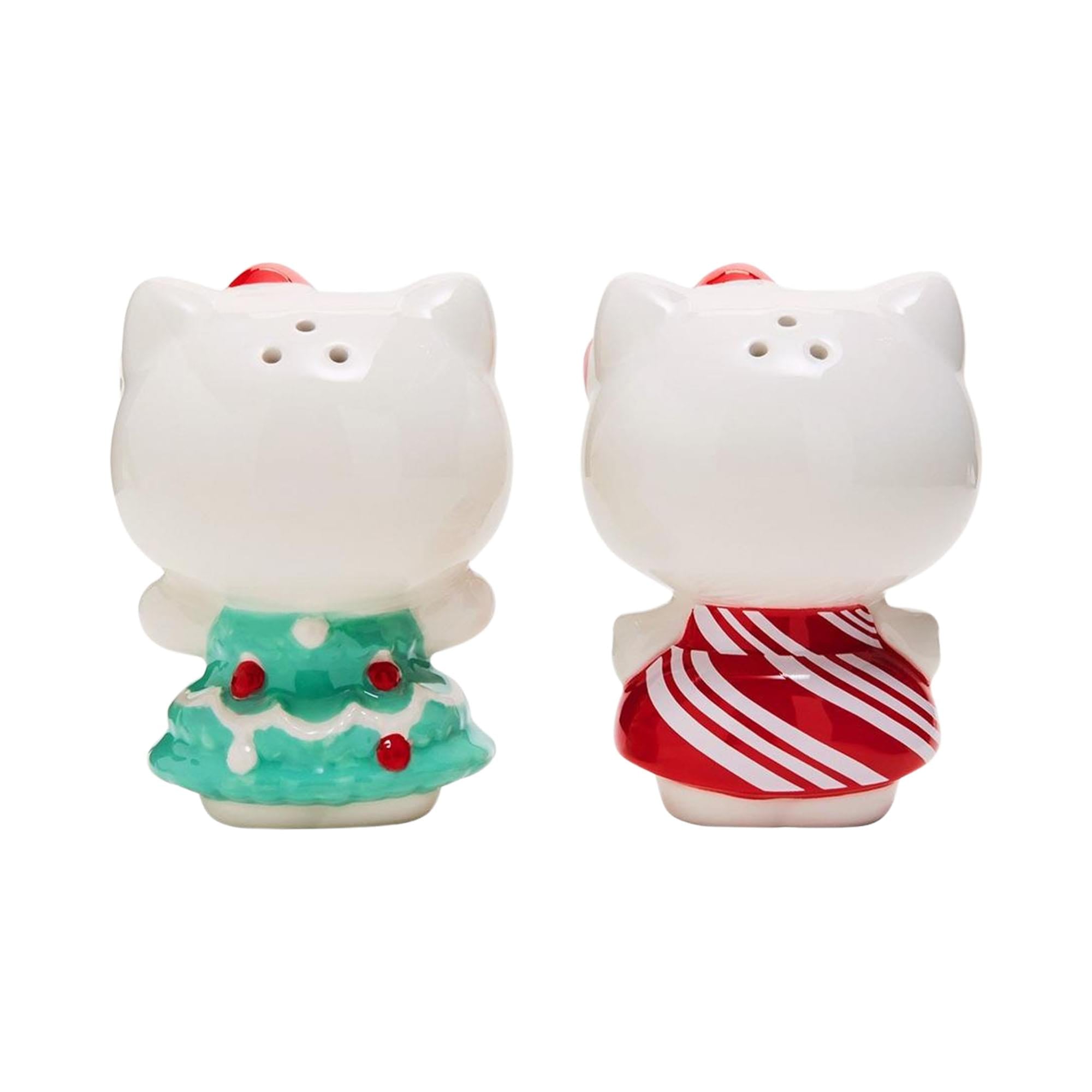 Sanrio Hello Kitty Holiday Dresses Ceramic Salt and Pepper Shaker Set