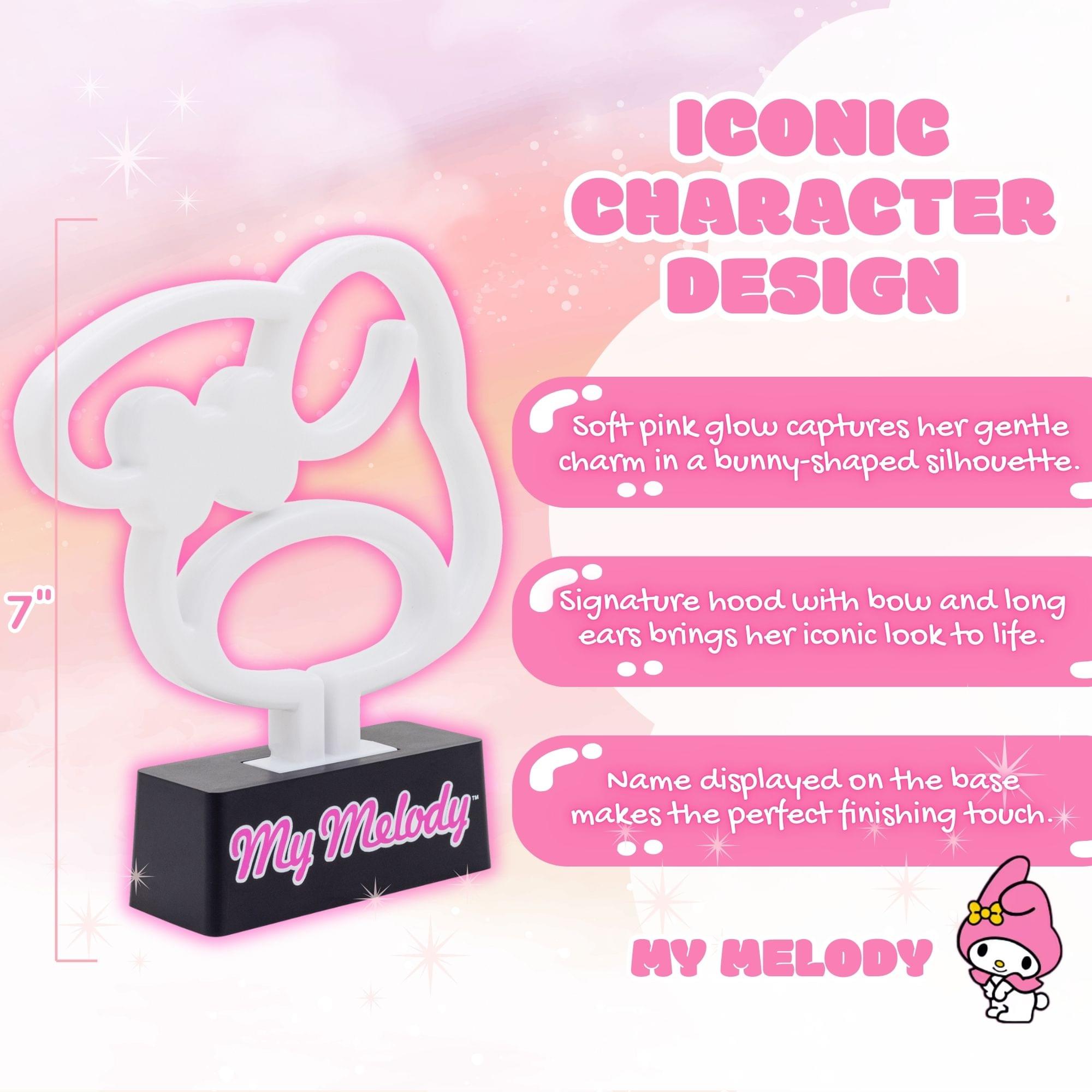 Sanrio My Melody Silhouette 7-Inch LED Neon Mood Light