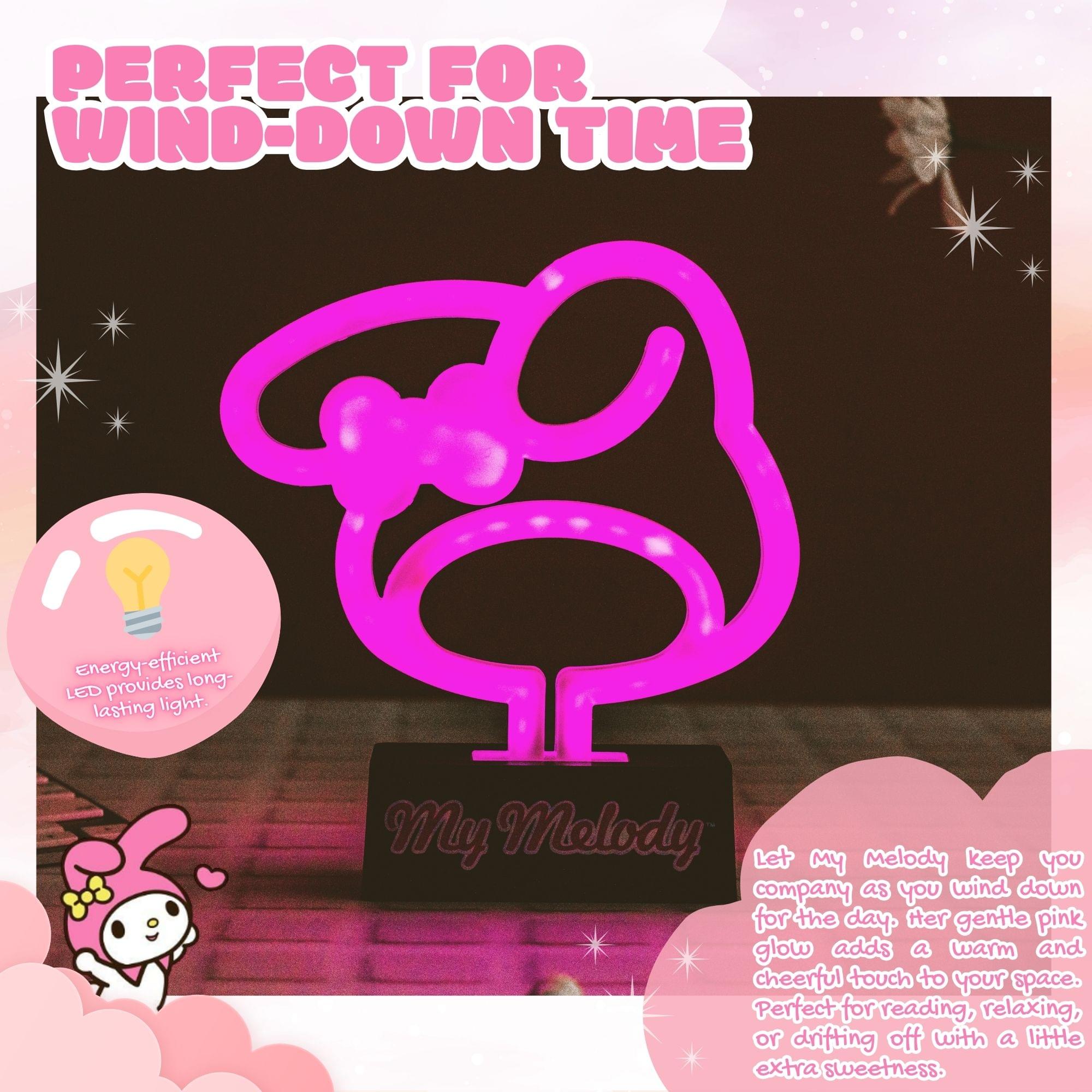 Sanrio My Melody Silhouette 7-Inch LED Neon Mood Light