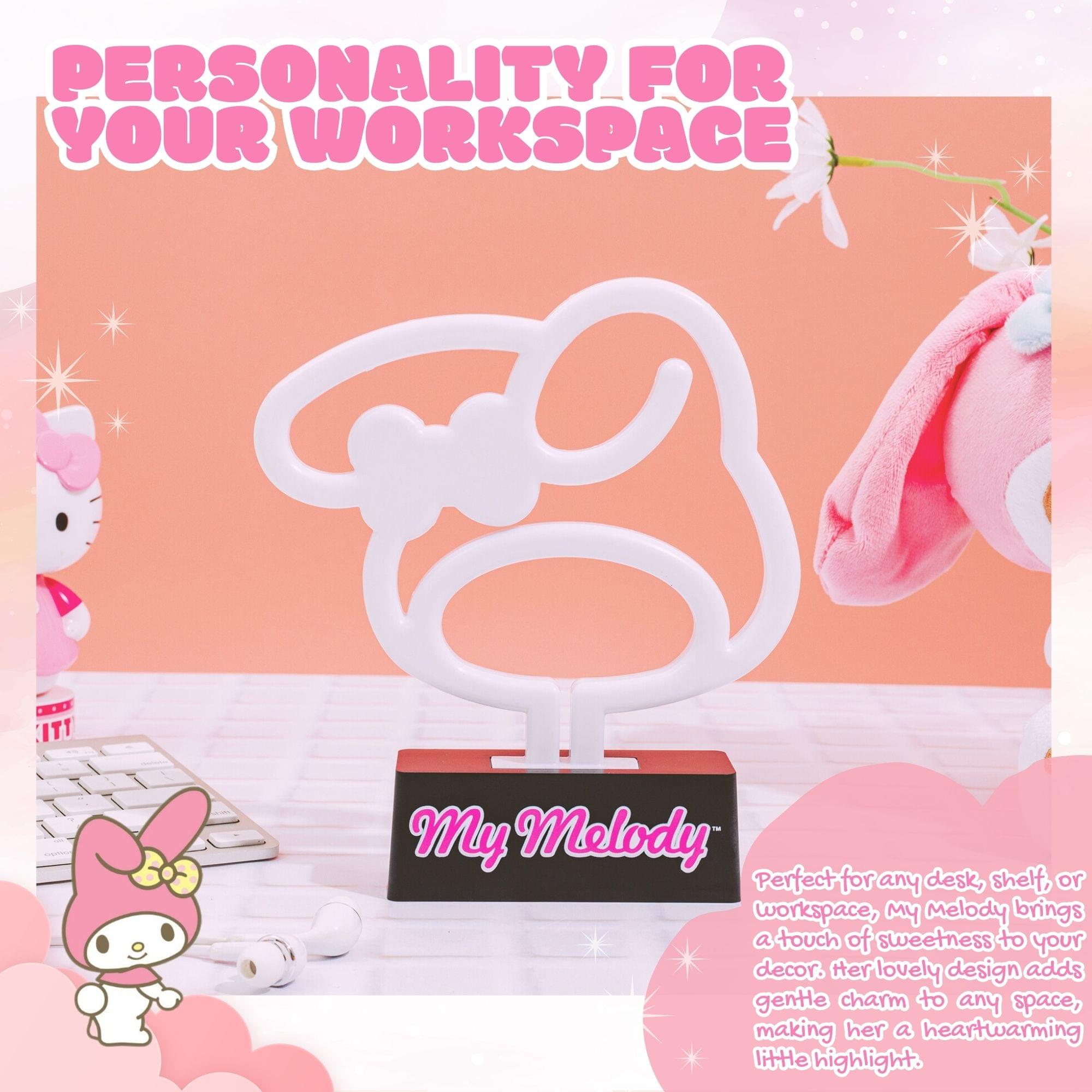 Sanrio My Melody Silhouette 7-Inch LED Neon Mood Light