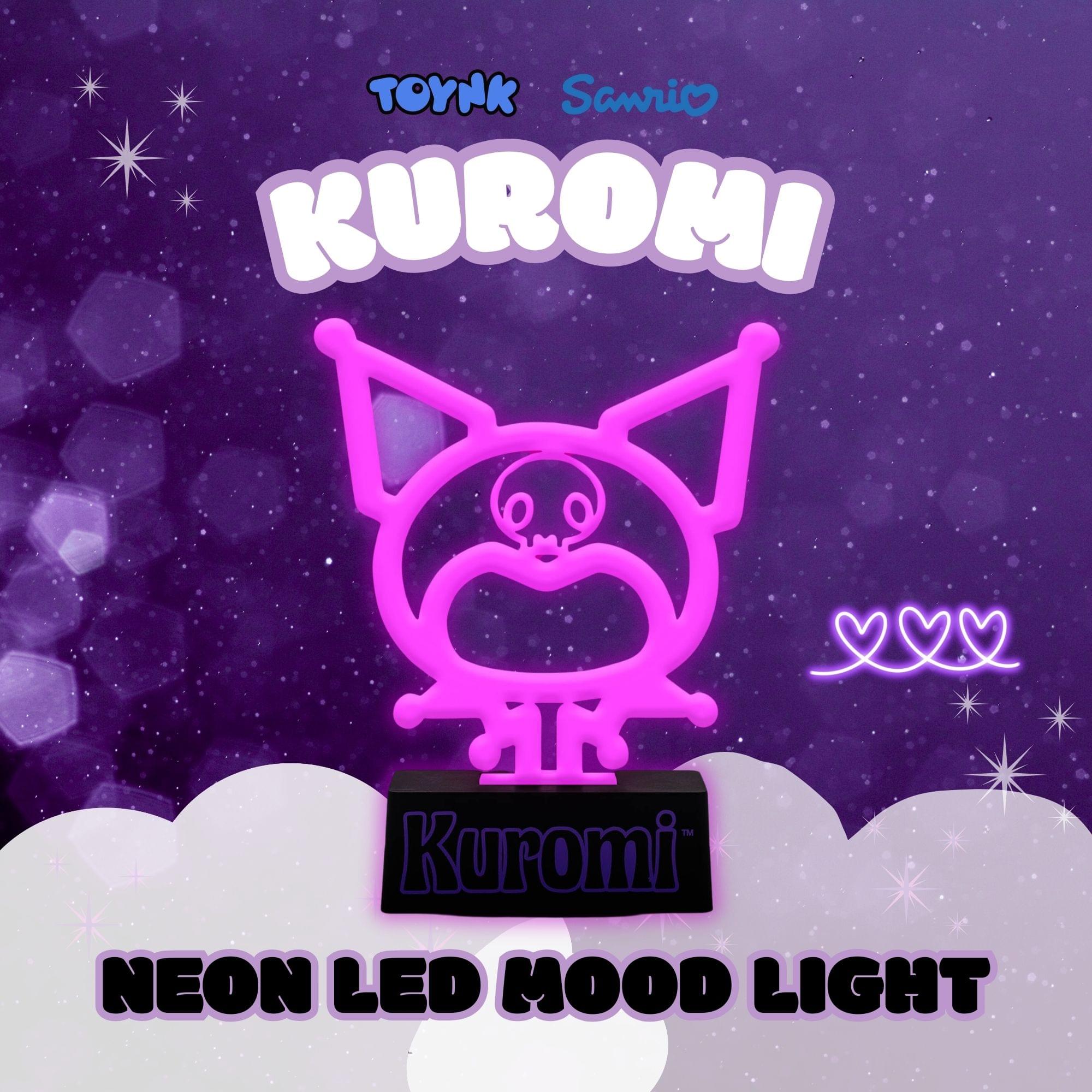 Sanrio Kuromi Silhouette 7-Inch LED Neon Mood Light