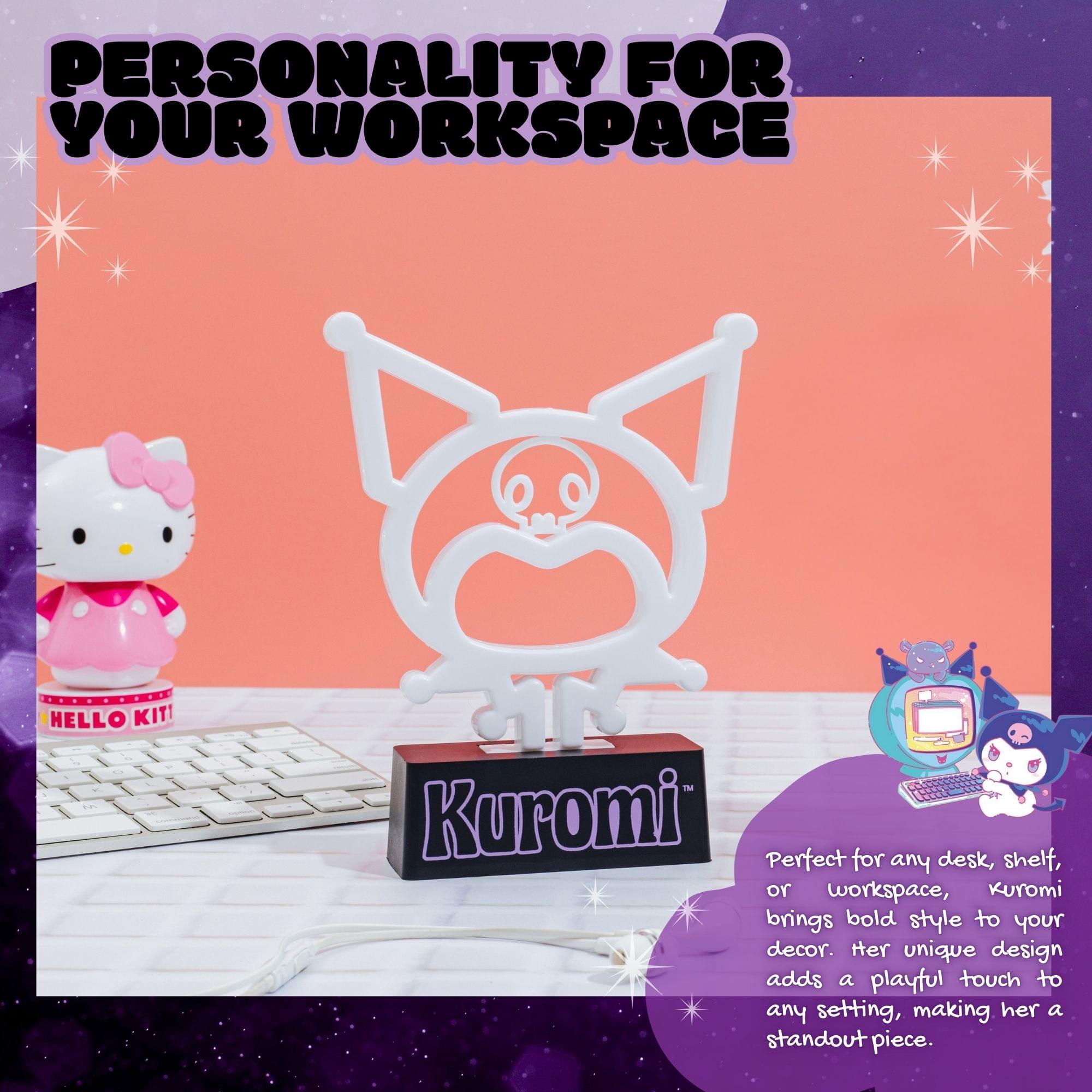 Sanrio Kuromi Silhouette 7-Inch LED Neon Mood Light