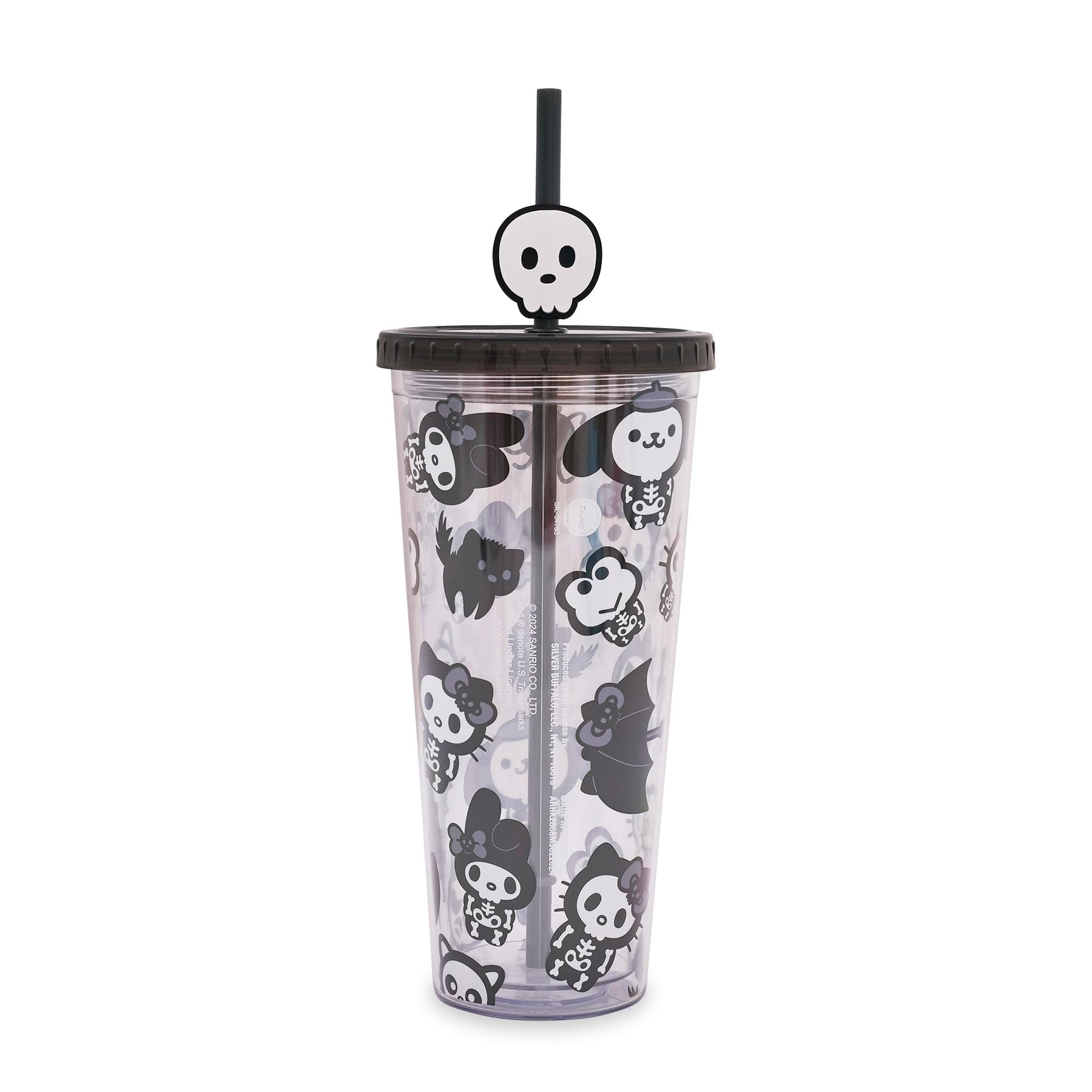 Sanrio Hello Kitty Halloween 24-Ounce Carnival Cup With Lid and Straw Topper Charm