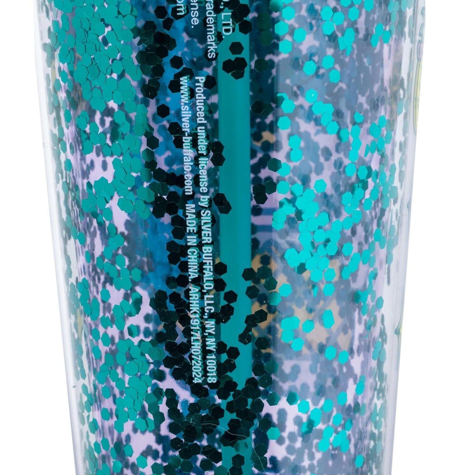 Sanrio Hello Kitty Pineapple 32-Ounce Glitter Carnival Cup With Lid and Straw