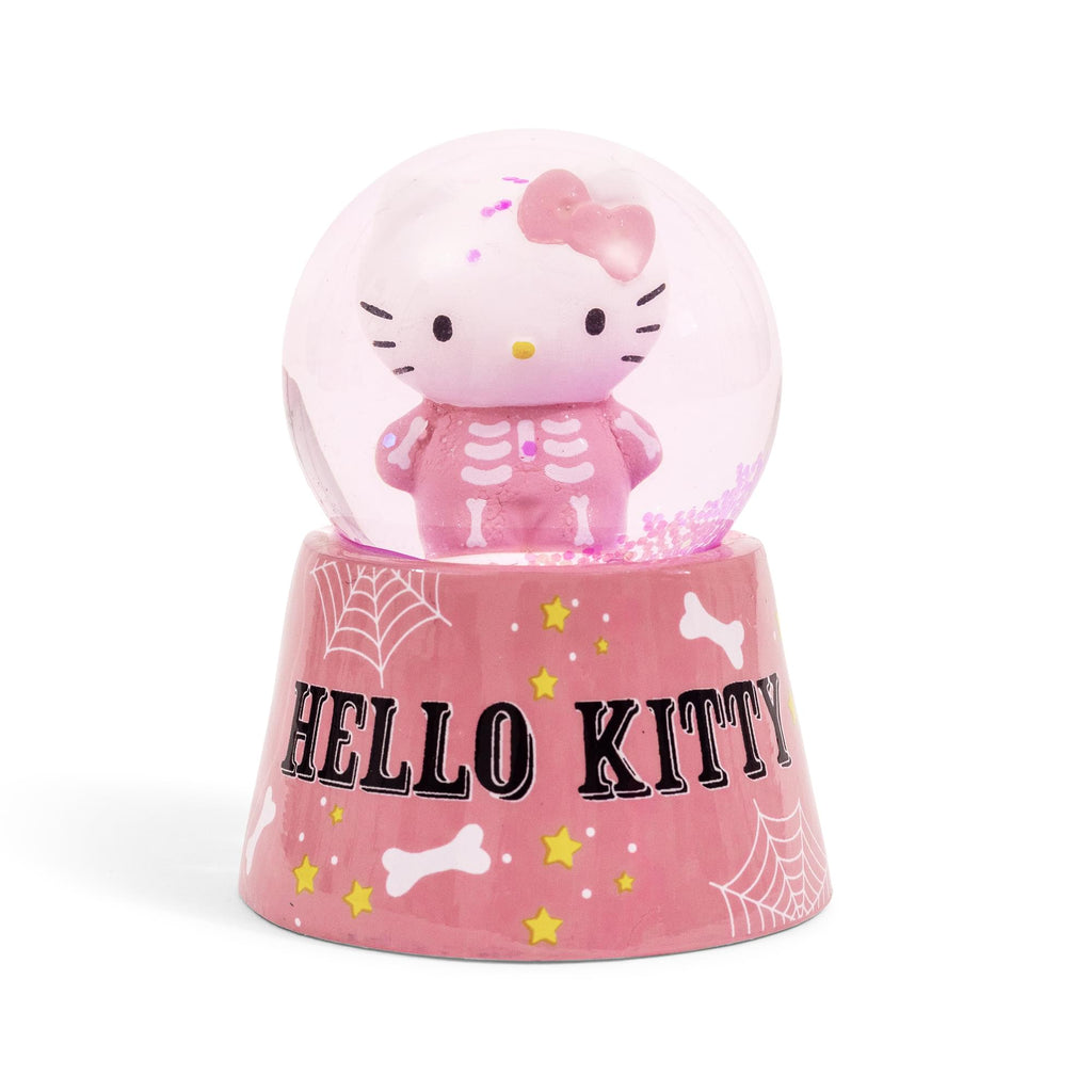 Hello Kitty Pink Skeleton Mini Light-Up Snow Globe | Free Shipping