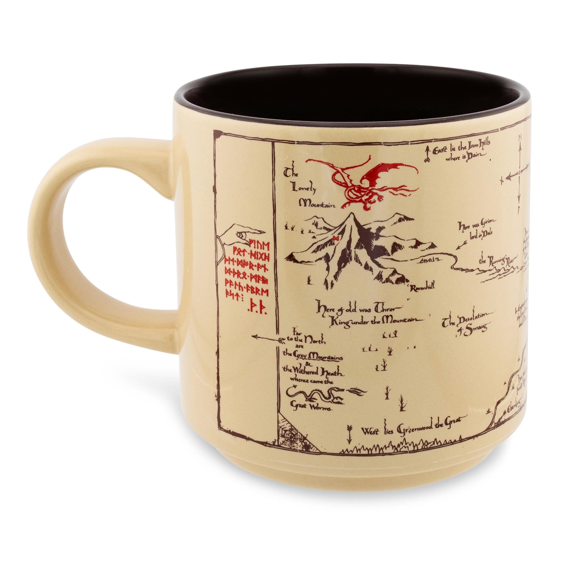 The Hobbit The Shire Map Ceramic Mug | Holds 13 Ounces