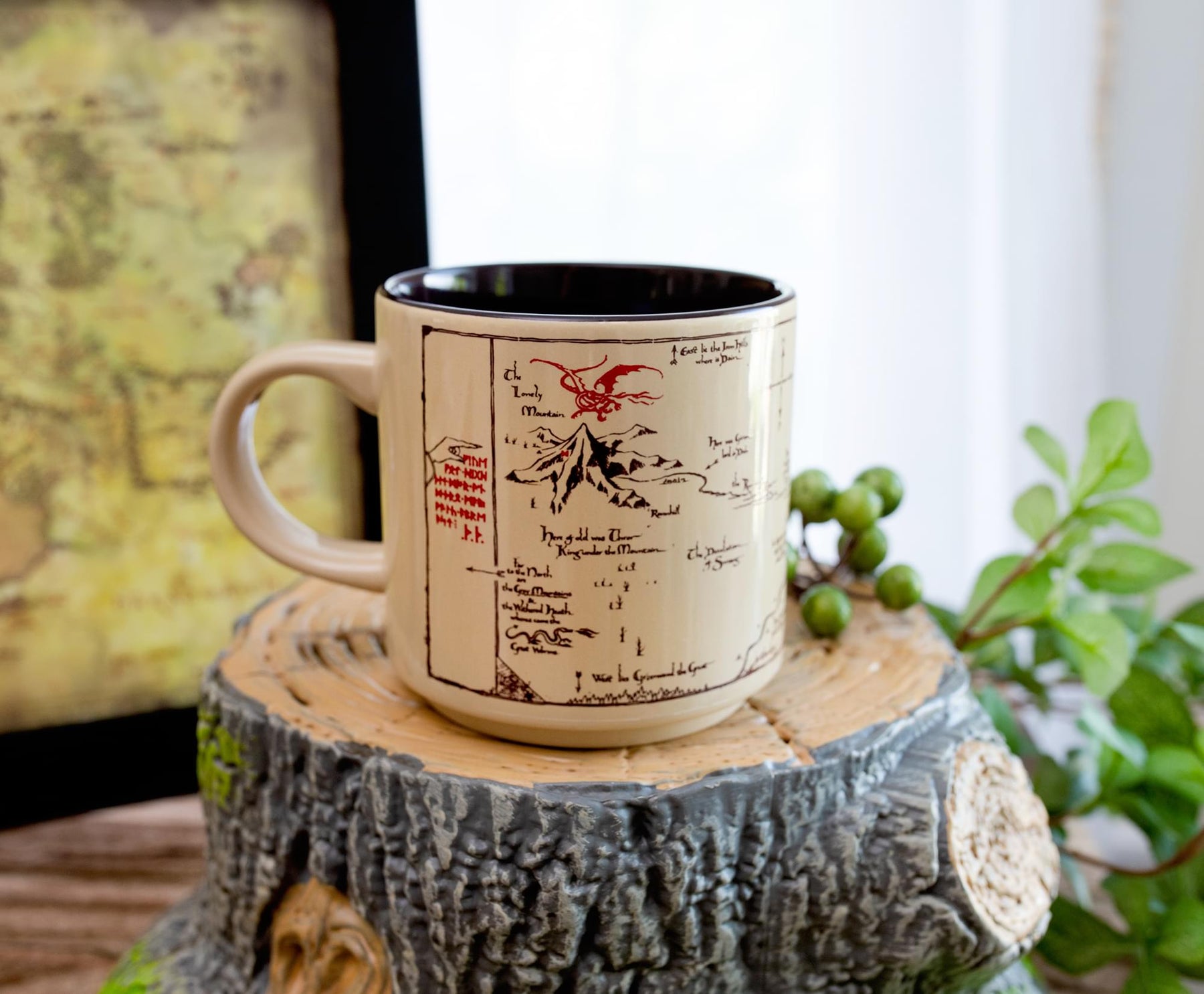 The Hobbit The Shire Map Ceramic Mug | Holds 13 Ounces