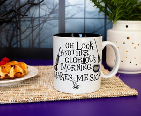 Disney Hocus Pocus "Makes Me Sick" Ceramic Mug | Holds 20 Ounces