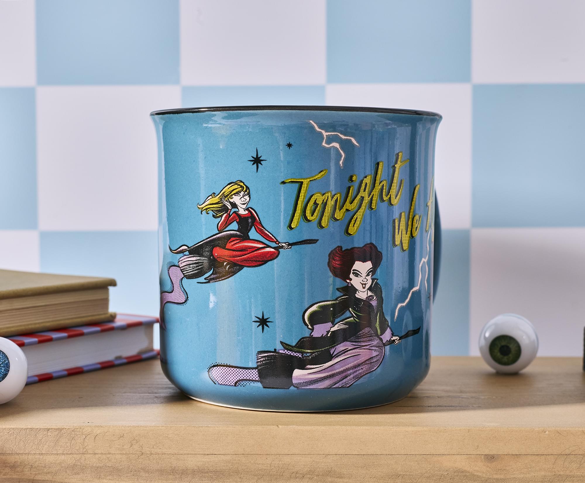Disney Hocus Pocus "Tonight We Fly" Ceramic Camper Mug | Holds 20 Ounces