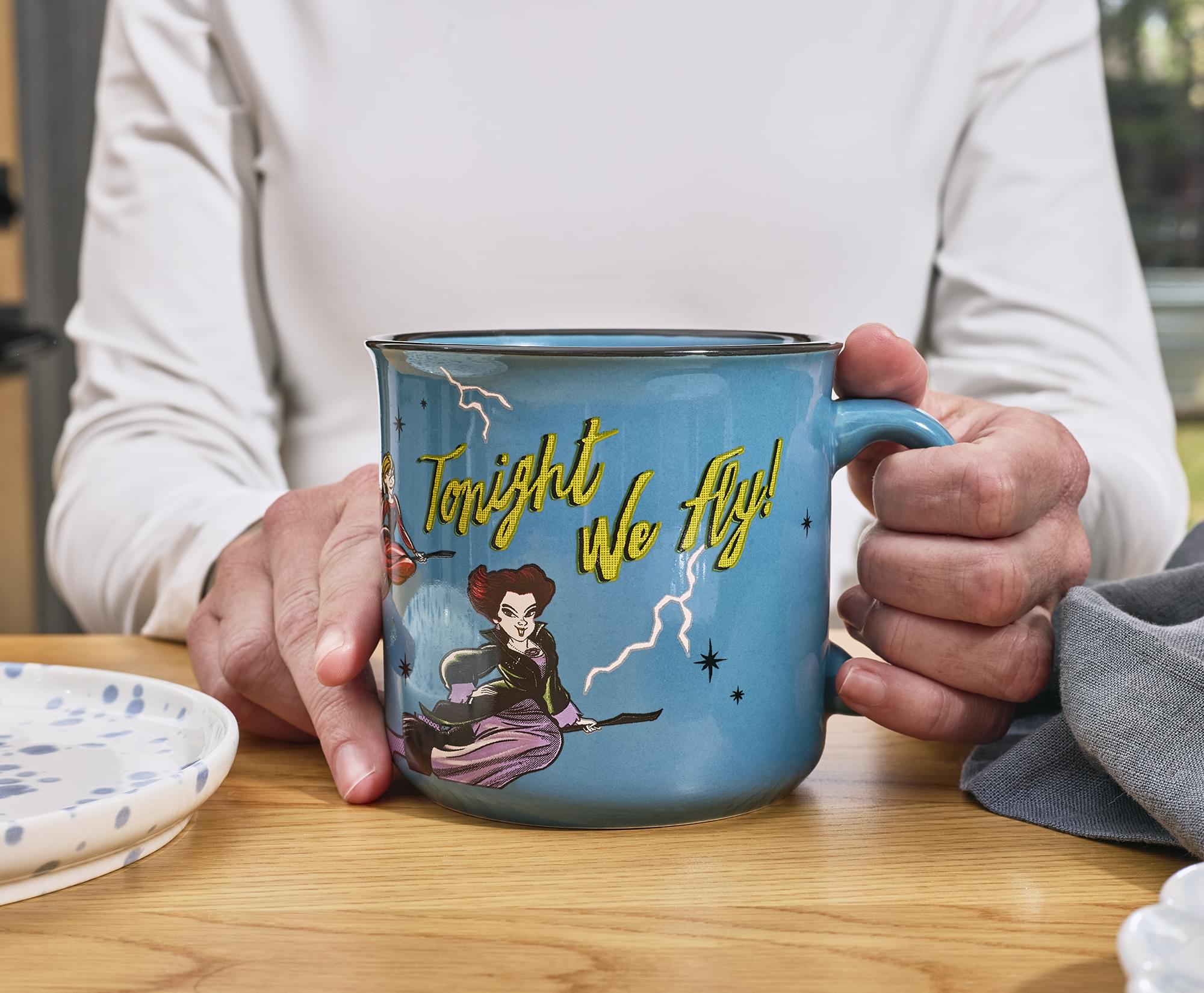 Disney Hocus Pocus "Tonight We Fly" Ceramic Camper Mug | Holds 20 Ounces