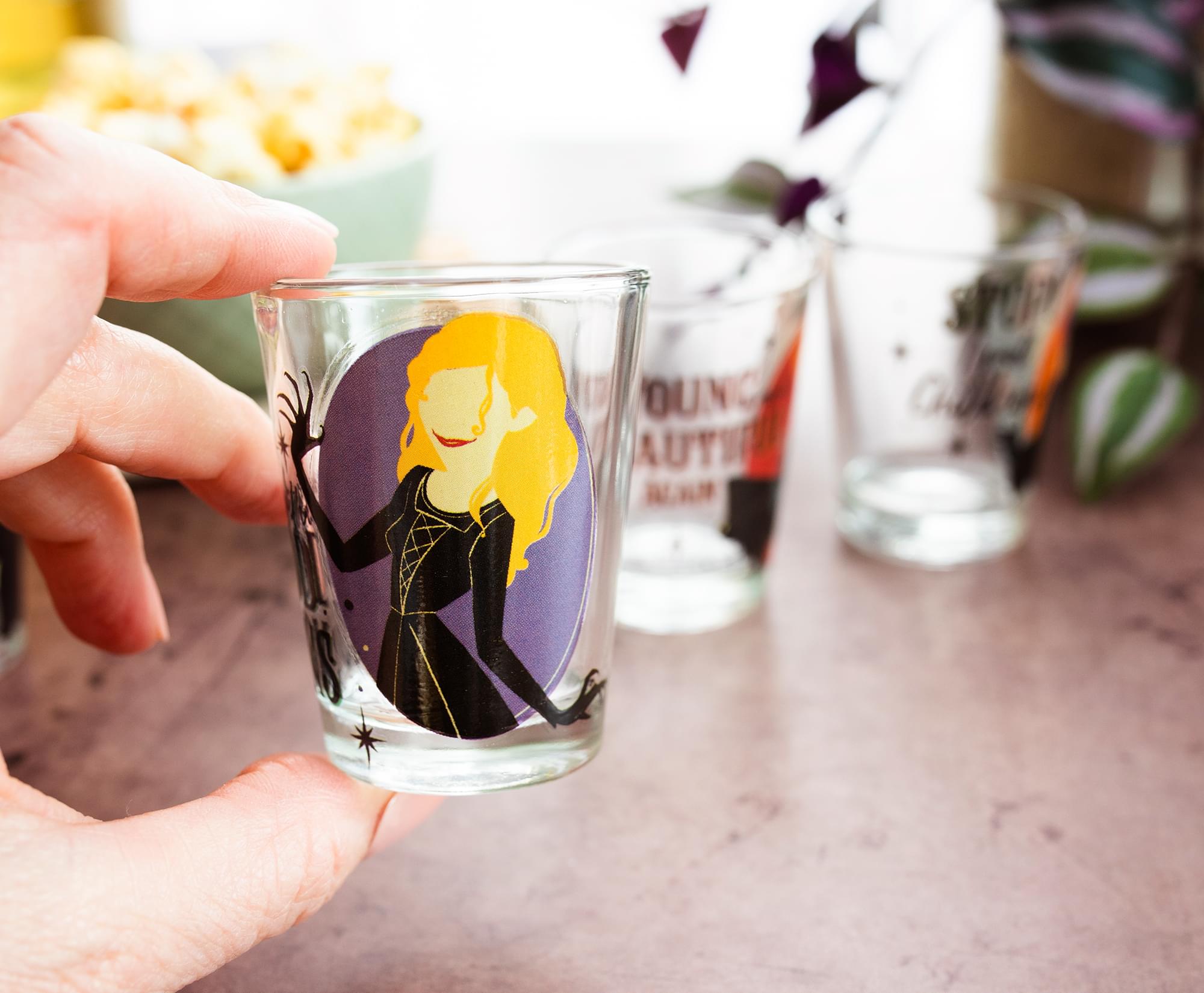 Disney Hocus Pocus Sanderson Sisters Mini Shot Glasses | Set of 4