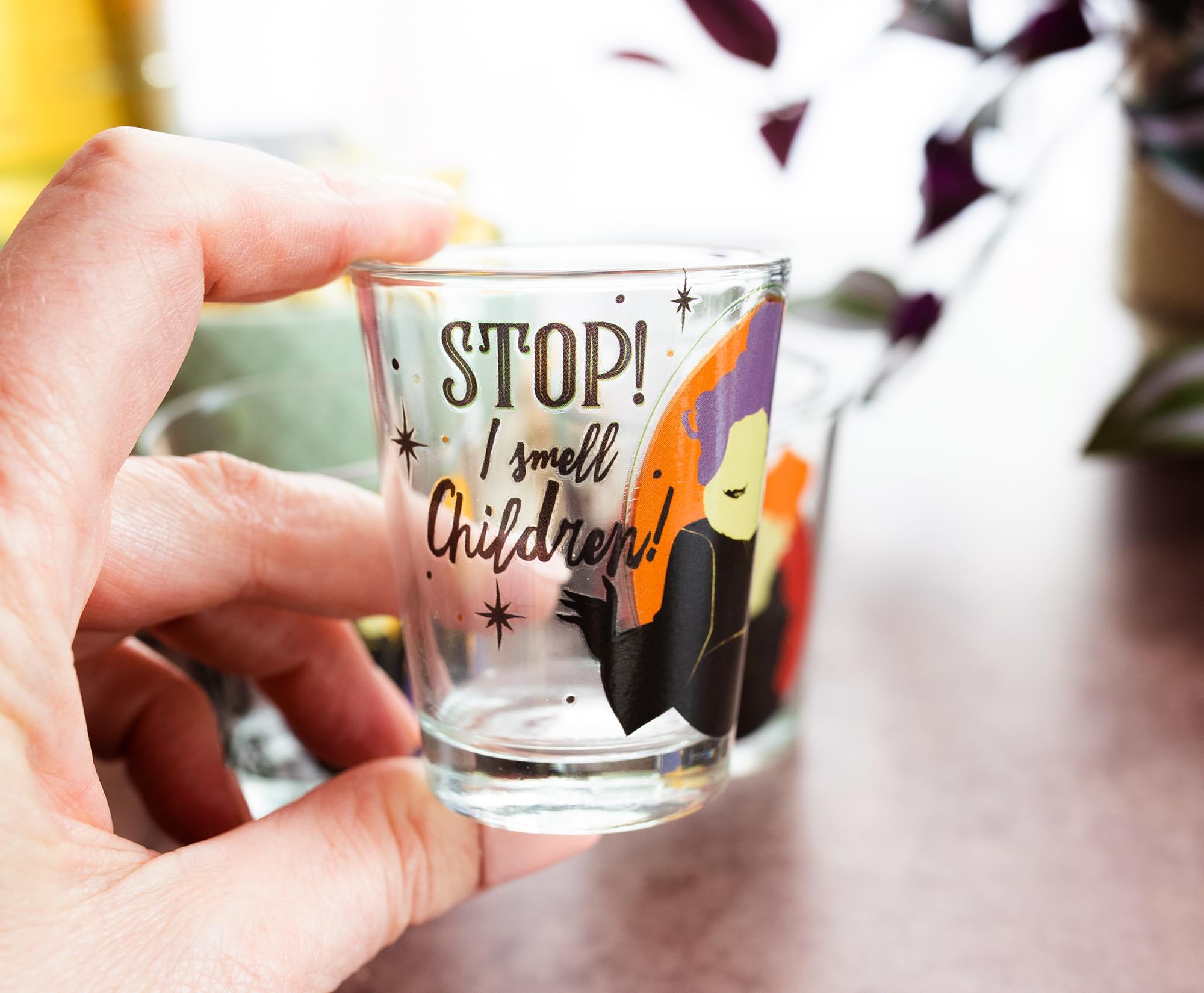 Disney Hocus Pocus Sanderson Sisters Mini Shot Glasses | Set of 4