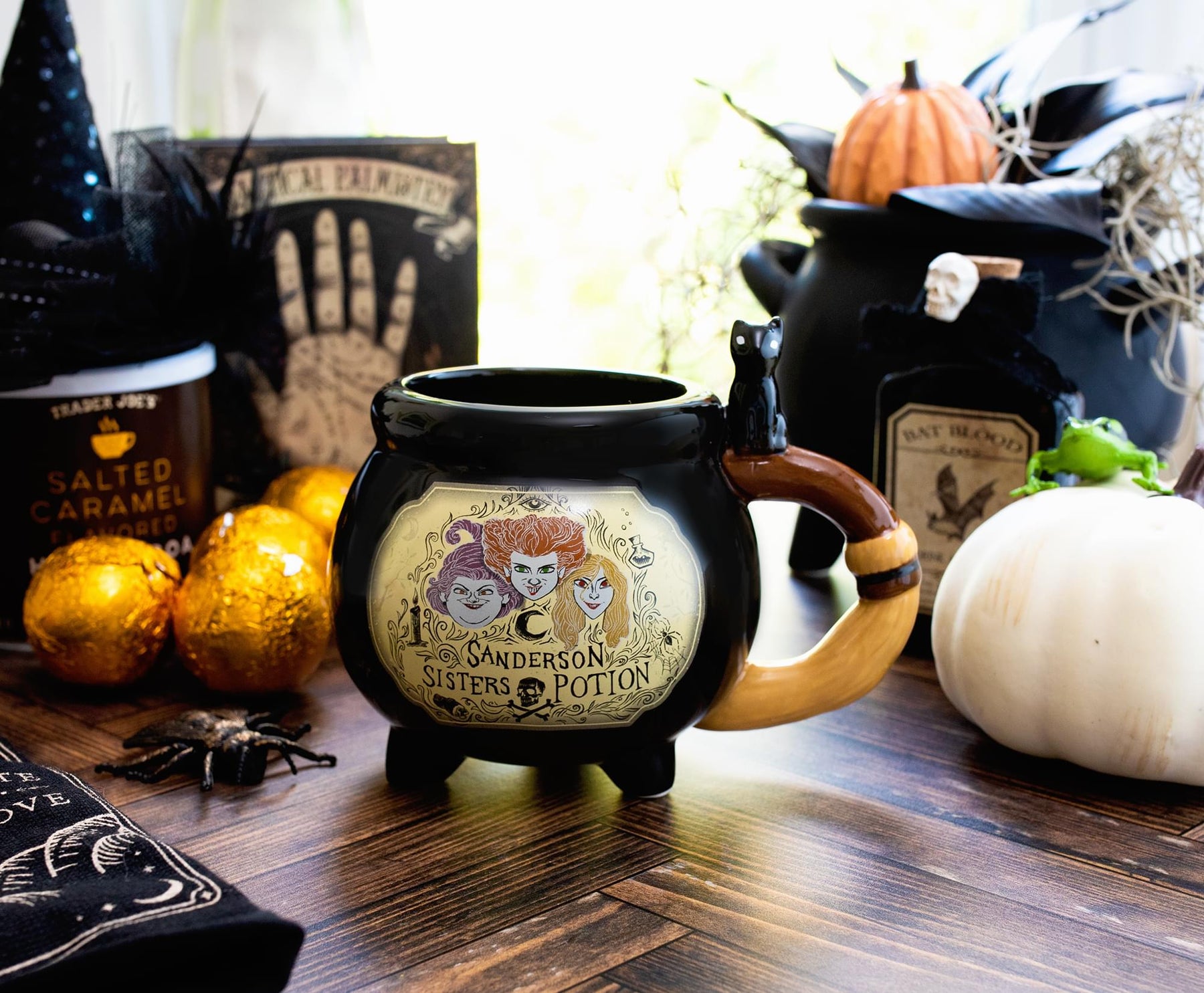 Disney Hocus Pocus Sanderson Sisters Cauldron Sculpted Ceramic Mug | 20 Ounces