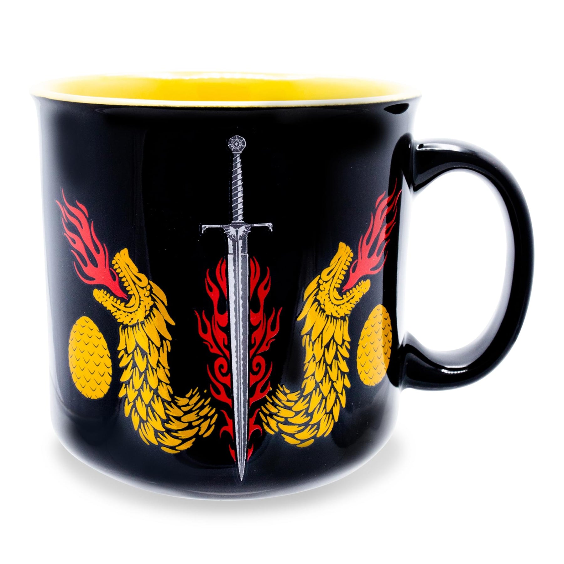 Game of Thrones House of the Dragon Ceramic Camper Mug | Holds 20 Ounces