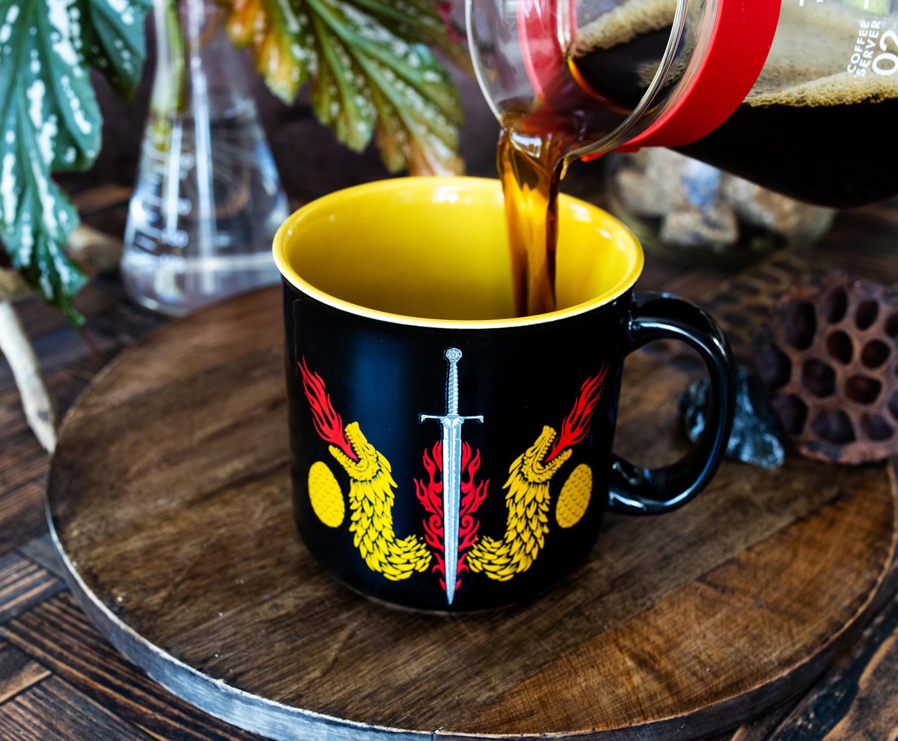 Game of Thrones House of the Dragon Ceramic Camper Mug | Holds 20 Ounces