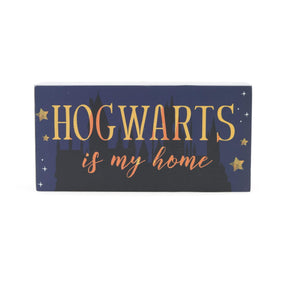 Harry Potter Hogwarts 18oz Ceramic Mug & 5 x 2.5 Inch Wall Sign Gift Set
