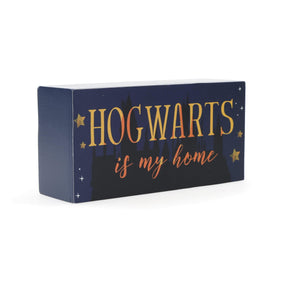 Harry Potter Hogwarts 18oz Ceramic Mug & 5 x 2.5 Inch Wall Sign Gift Set