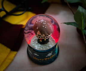 Harry Potter Chibi Mini Light-Up Snow Globe | 3 Inches Tall