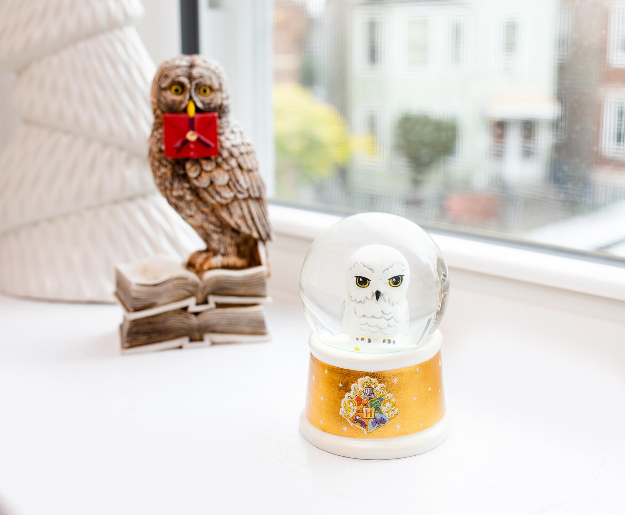 Harry Potter Hedwig Owl Light-Up Mini Snow Globe | 3 Inches Tall