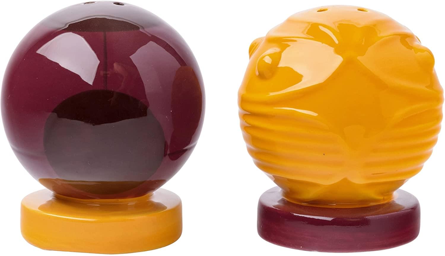 Harry Potter Quaffle Snitch Ceramic Salt and Pepper Shaker Set