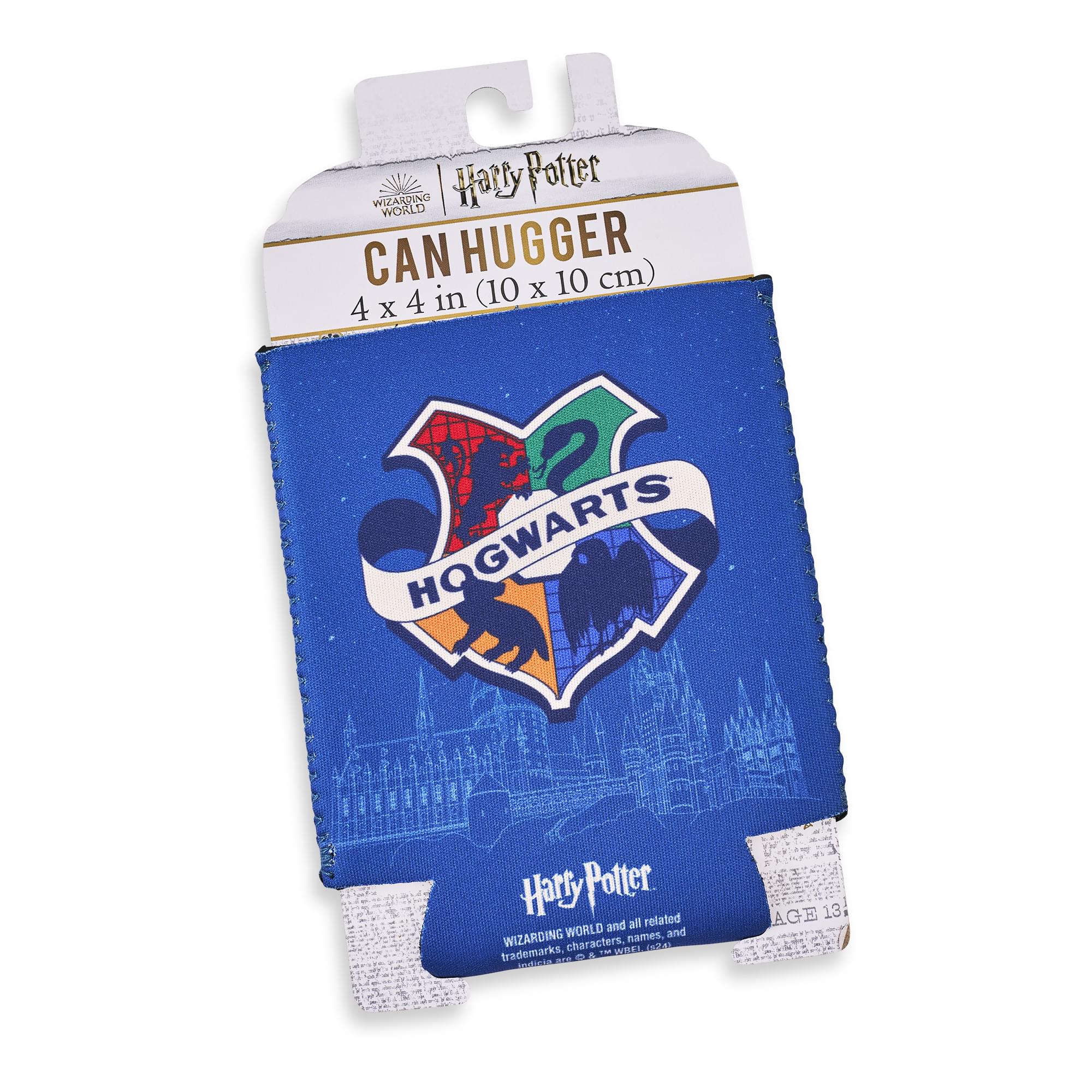 Harry Potter Hogwarts Crest Neoprene Can Hugger | 4 x 4 Inches