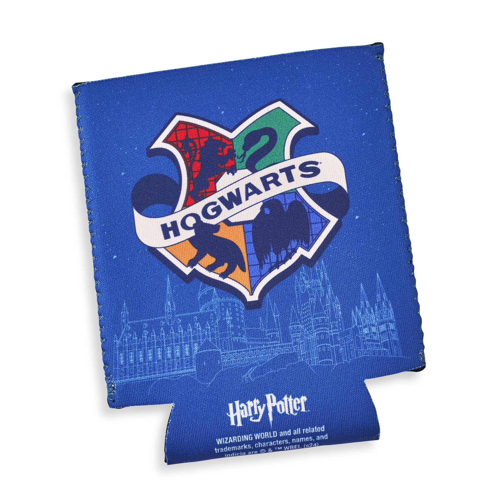 Harry Potter Hogwarts Crest Neoprene Can Hugger | 4 x 4 Inches
