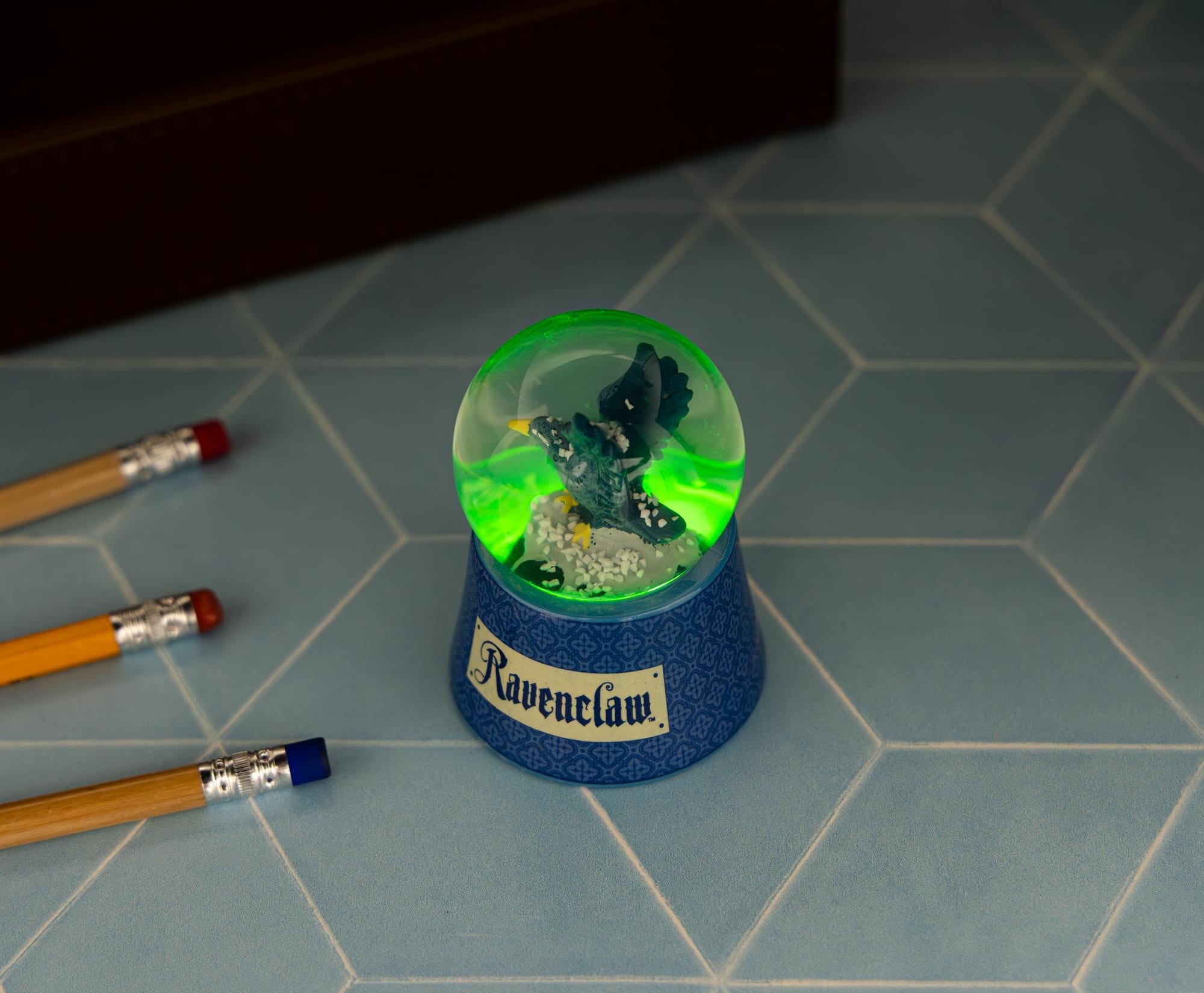 Harry Potter House Ravenclaw 3-Inch Mini Light-Up Snow Globe