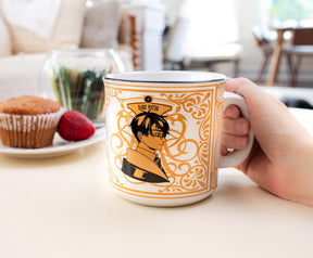 Harry Potter Vs. Draco Malfoy Anime-Style Ceramic Camper Mug | Holds 20 Ounces