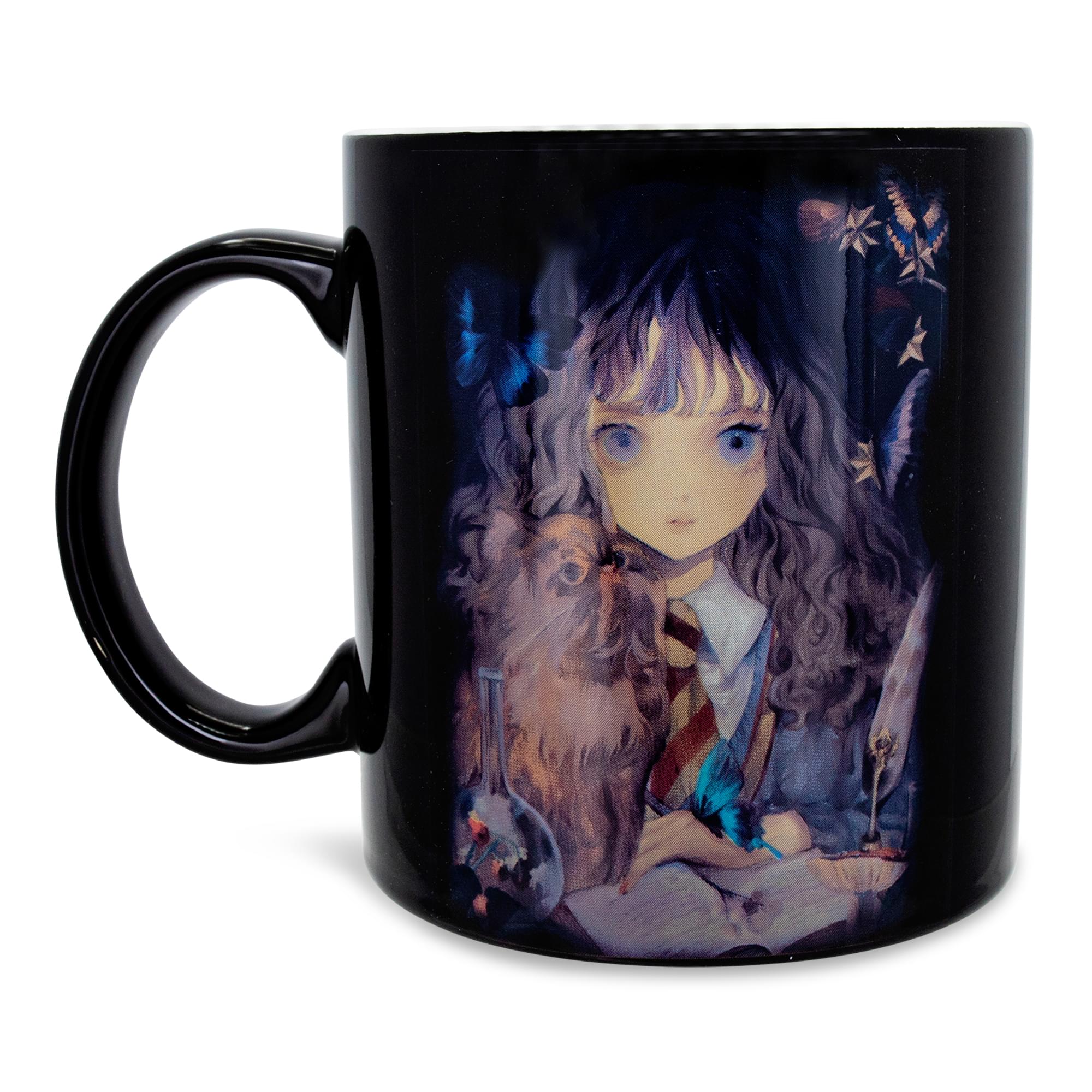 Harry Potter and Hermione Granger Anime-Style Ceramic Mug | Holds 20 Ounces