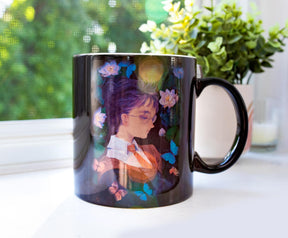 Harry Potter and Hermione Granger Anime-Style Ceramic Mug | Holds 20 Ounces