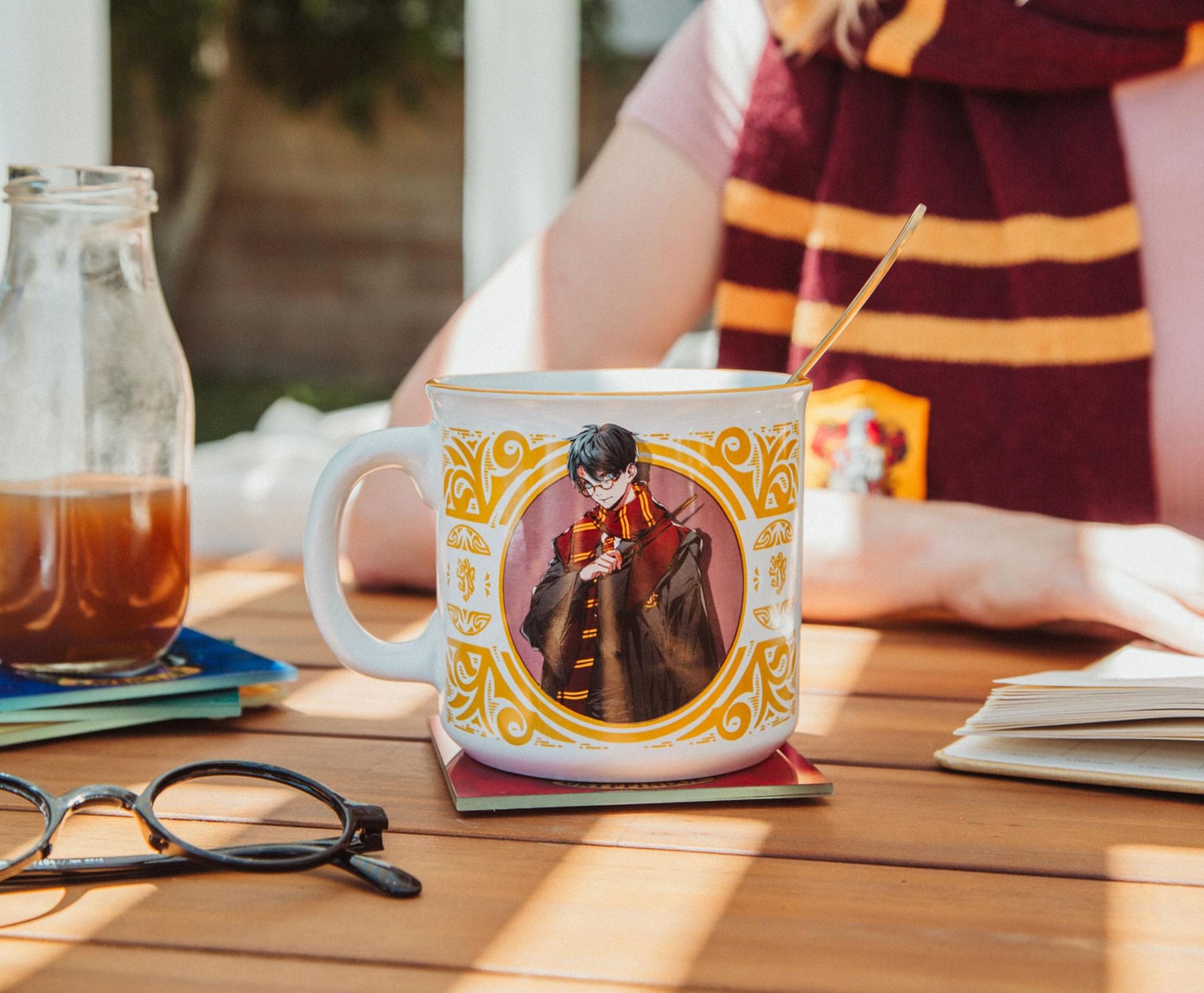 Harry Potter Anime Style Ceramic Camper Mug | Holds 20 Ounces