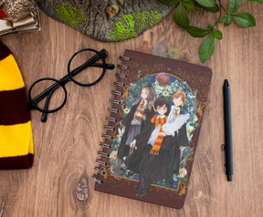 Harry Potter Anime Hogwarts 75-Page Spiral Notebook | 8 x 5 Inches